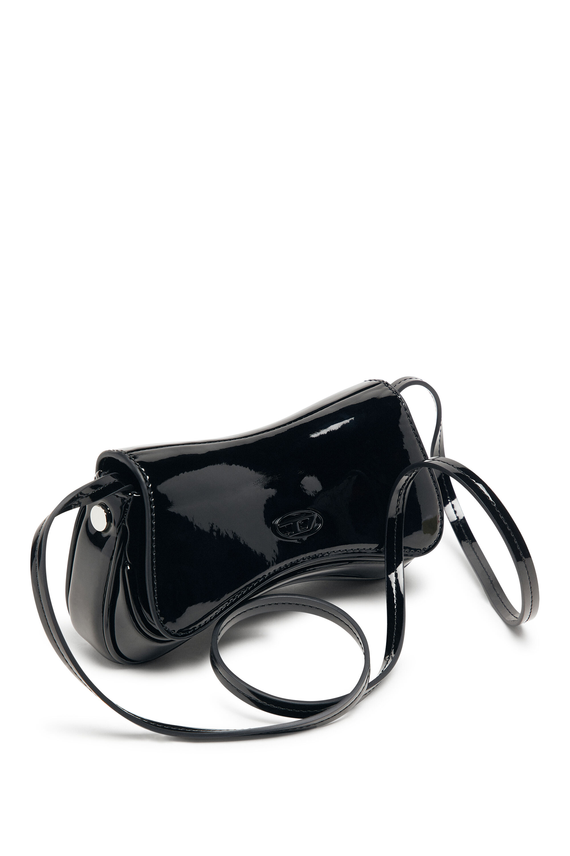 Diesel - PLAY CROSSBODY XS, Female's クロスボディバッグ XS in ブラック/フラッシュミラー - 5