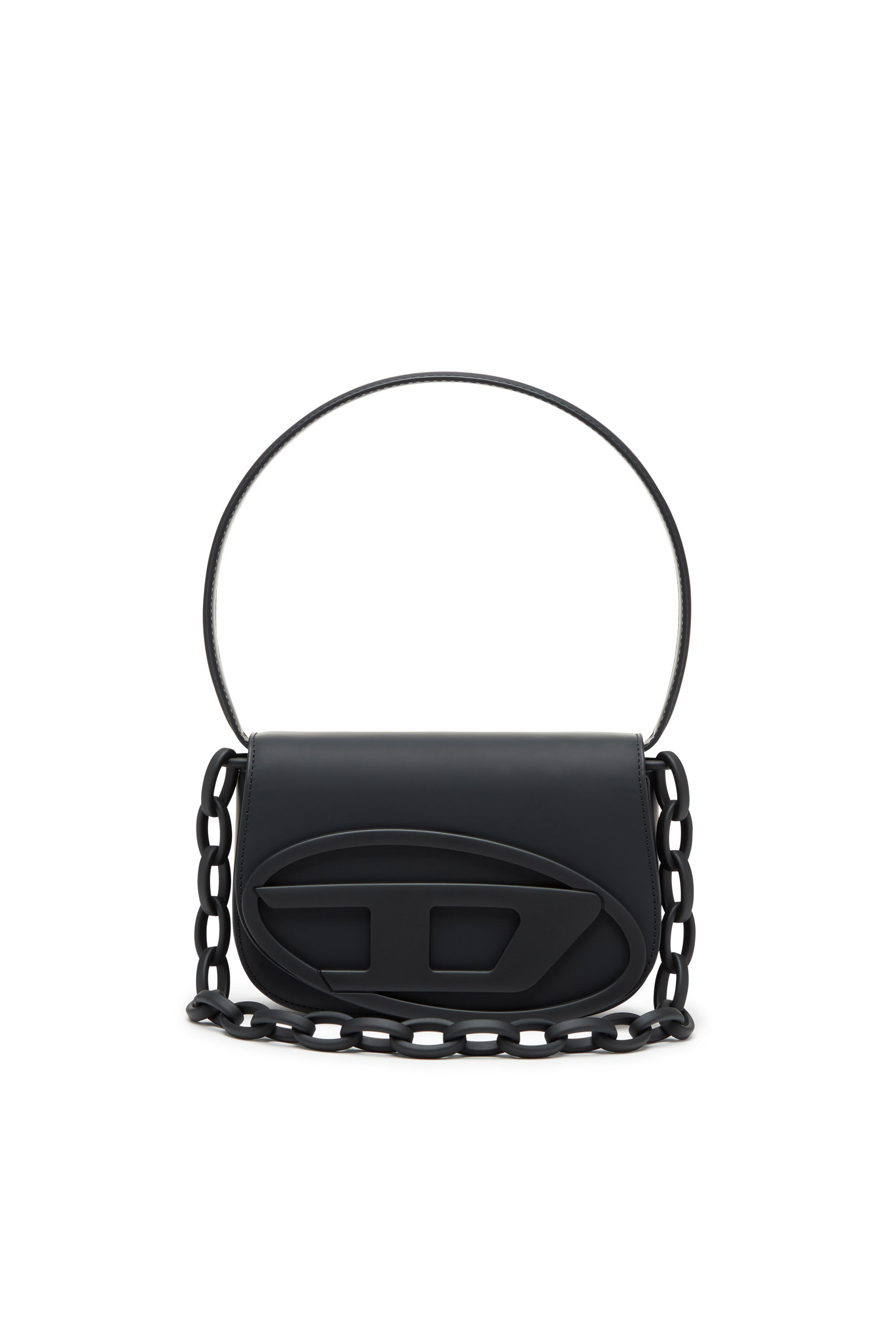 Diesel - 1DR, Female's 1DR-Iconic shoulder bag in matte leather in ブラック - 2