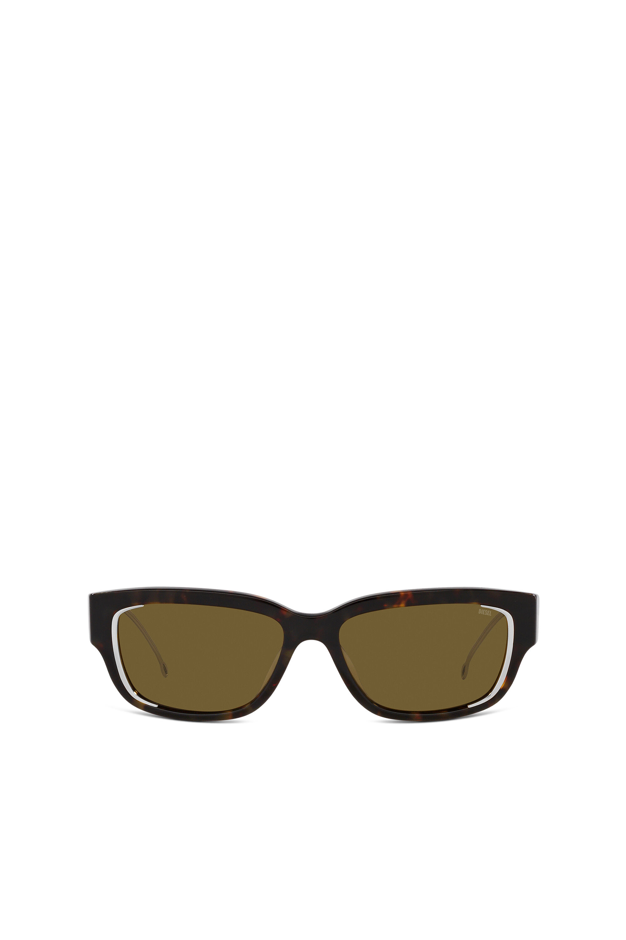Diesel - 0DL2002 SIZE 56, Unisex's サングラス in ブラウン/ブラック - 1