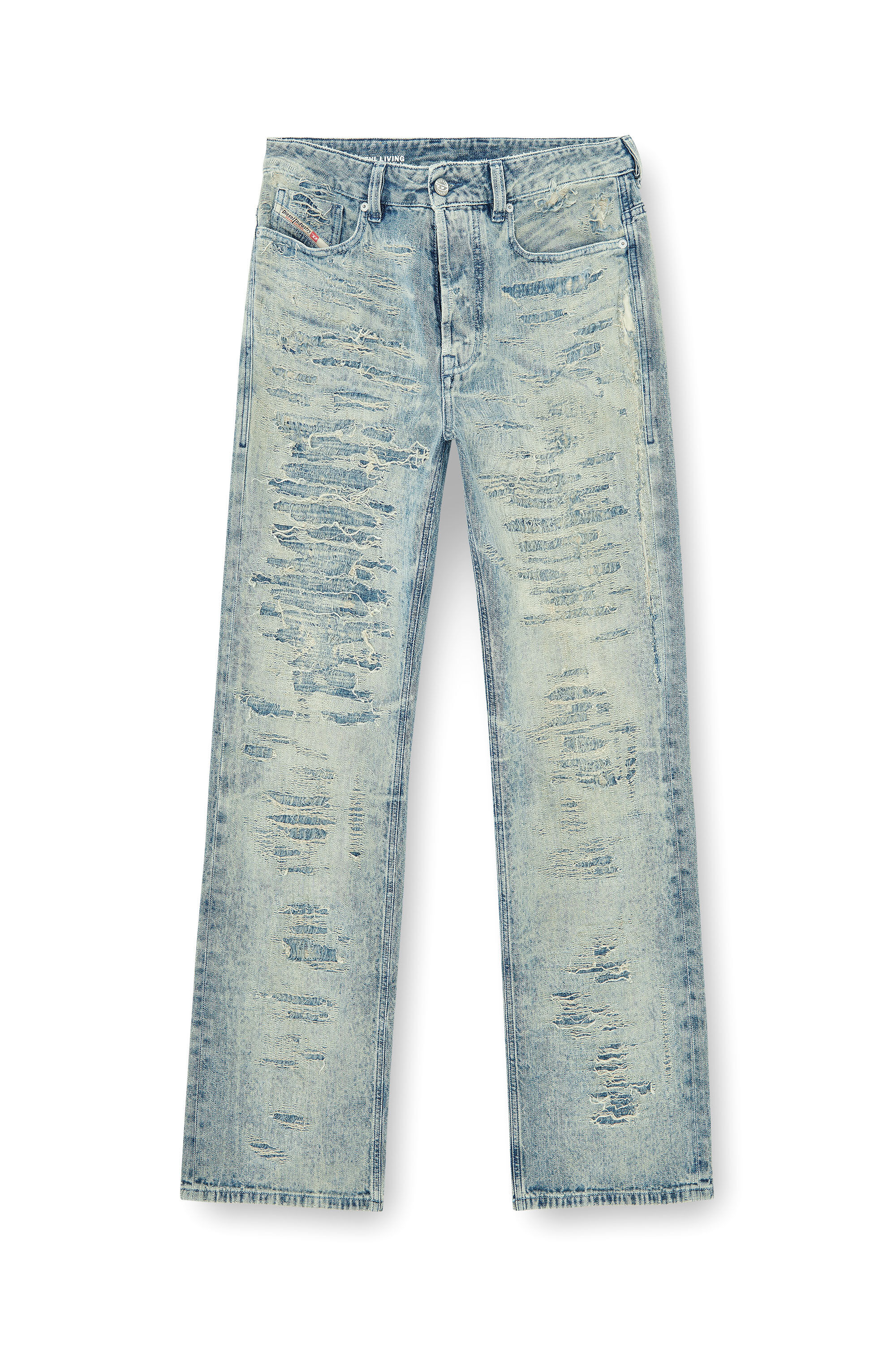 Diesel - Male's Relaxed Jeans 1980 D-Eeper 068YM, ミディアムブルー - 2