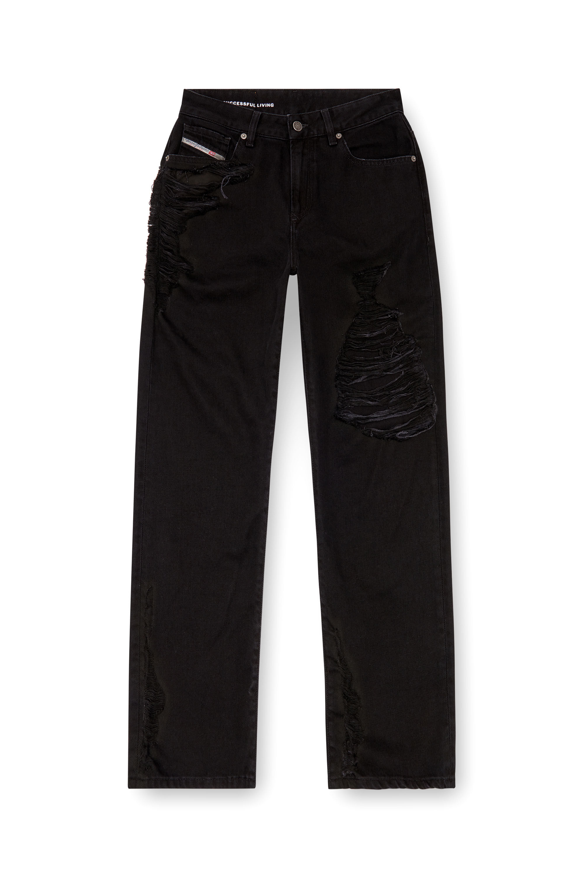 Diesel - Female's Regular Jeans 1999 D-Reggy 09K35, ブラック/ダークグレー - 2