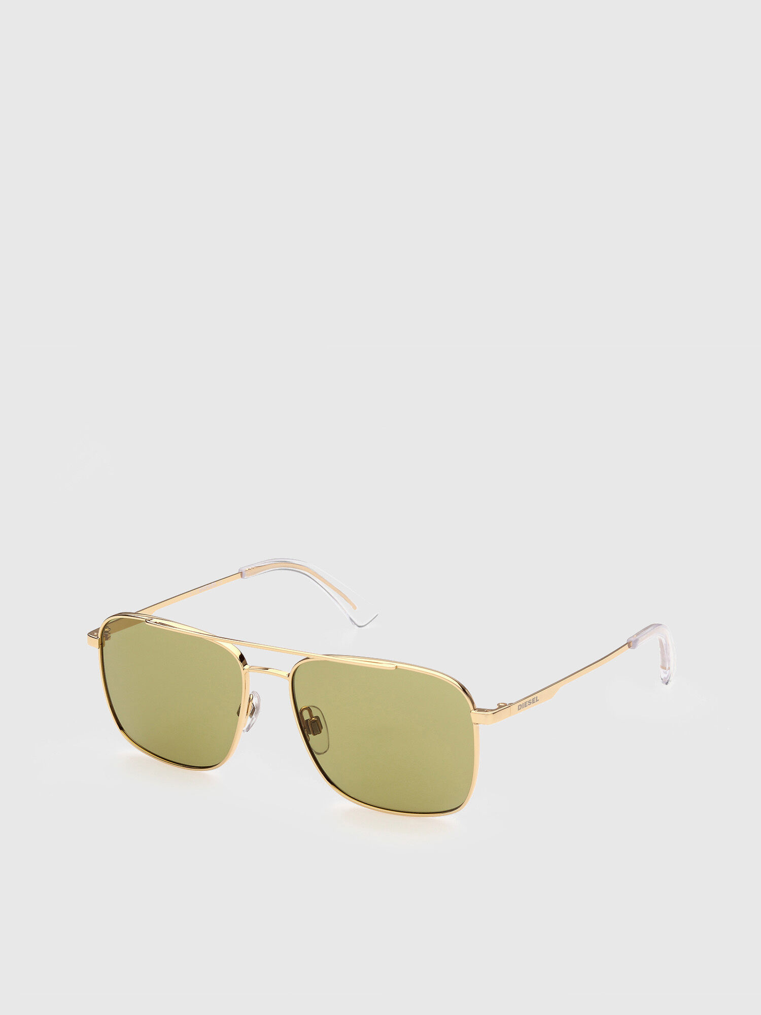 Diesel - DL0295, Male's Navigator sunglasses in metal in ゴールド - 2