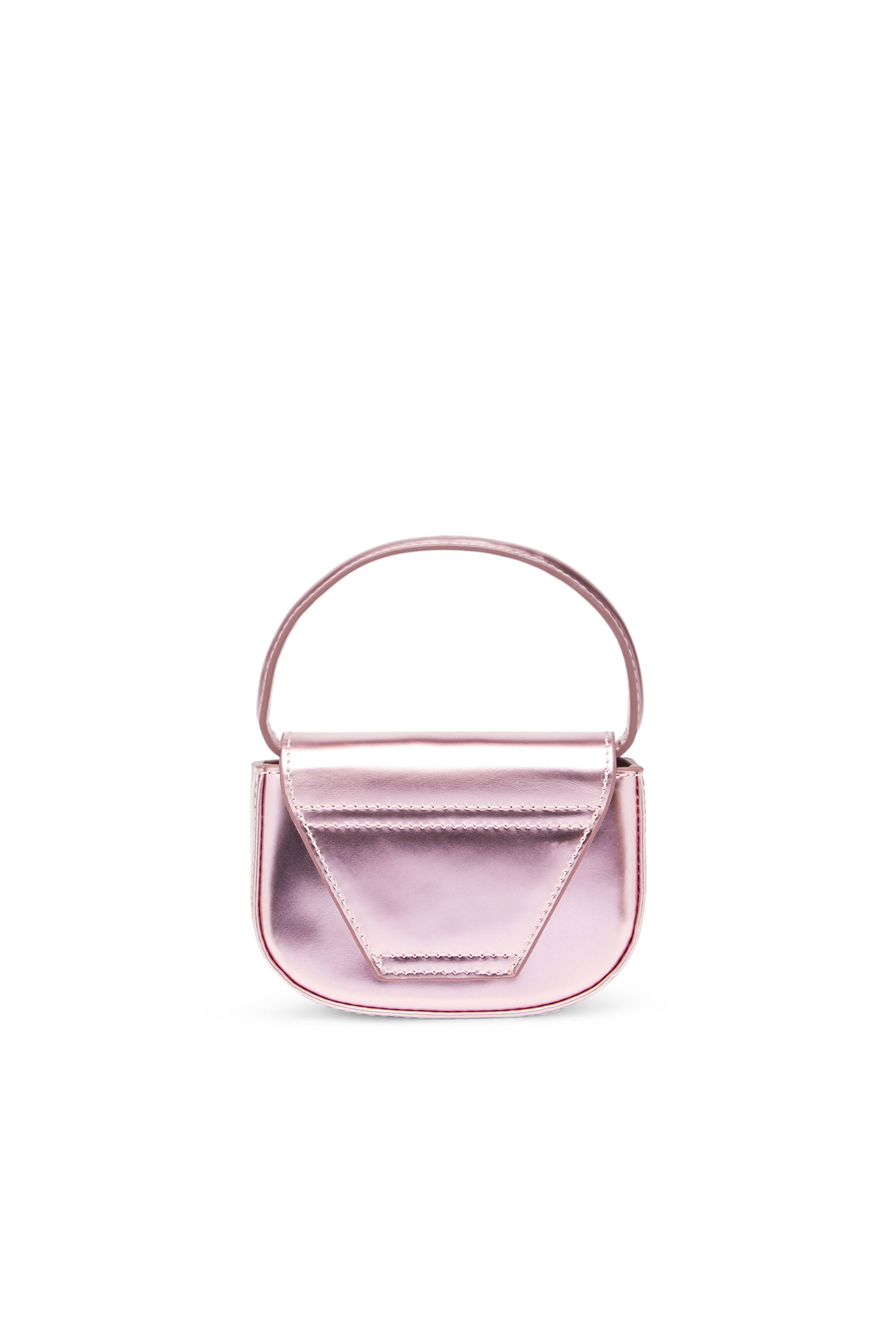 Diesel - 1DR-XS-S, Female's カウレザーショルダーバッグXS in ピンク / ホワイト - 3
