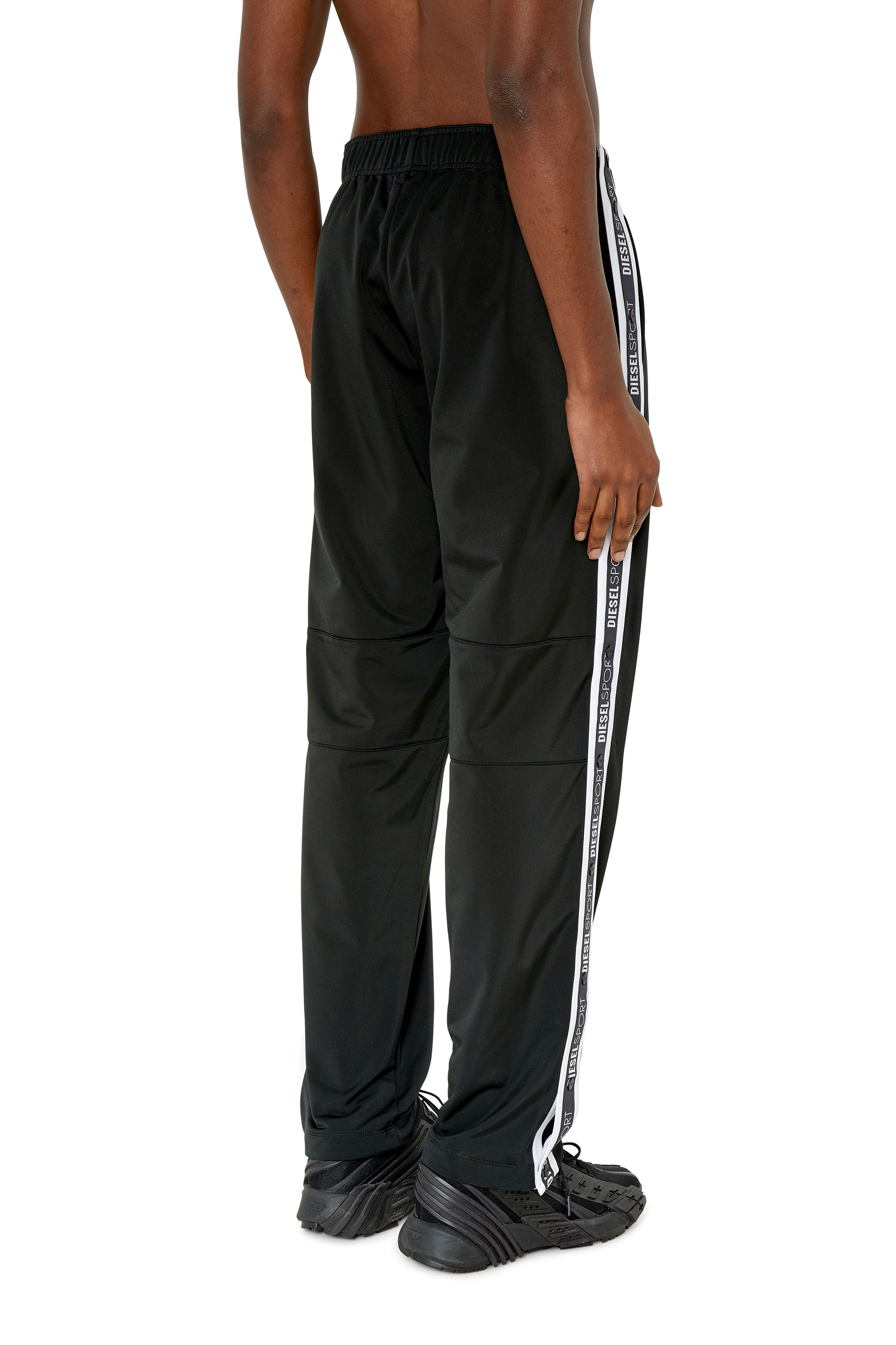 Diesel - AMSB-HORACE-HT14, Male's トラックパンツ DIESEL SPORT in ブラック - 2