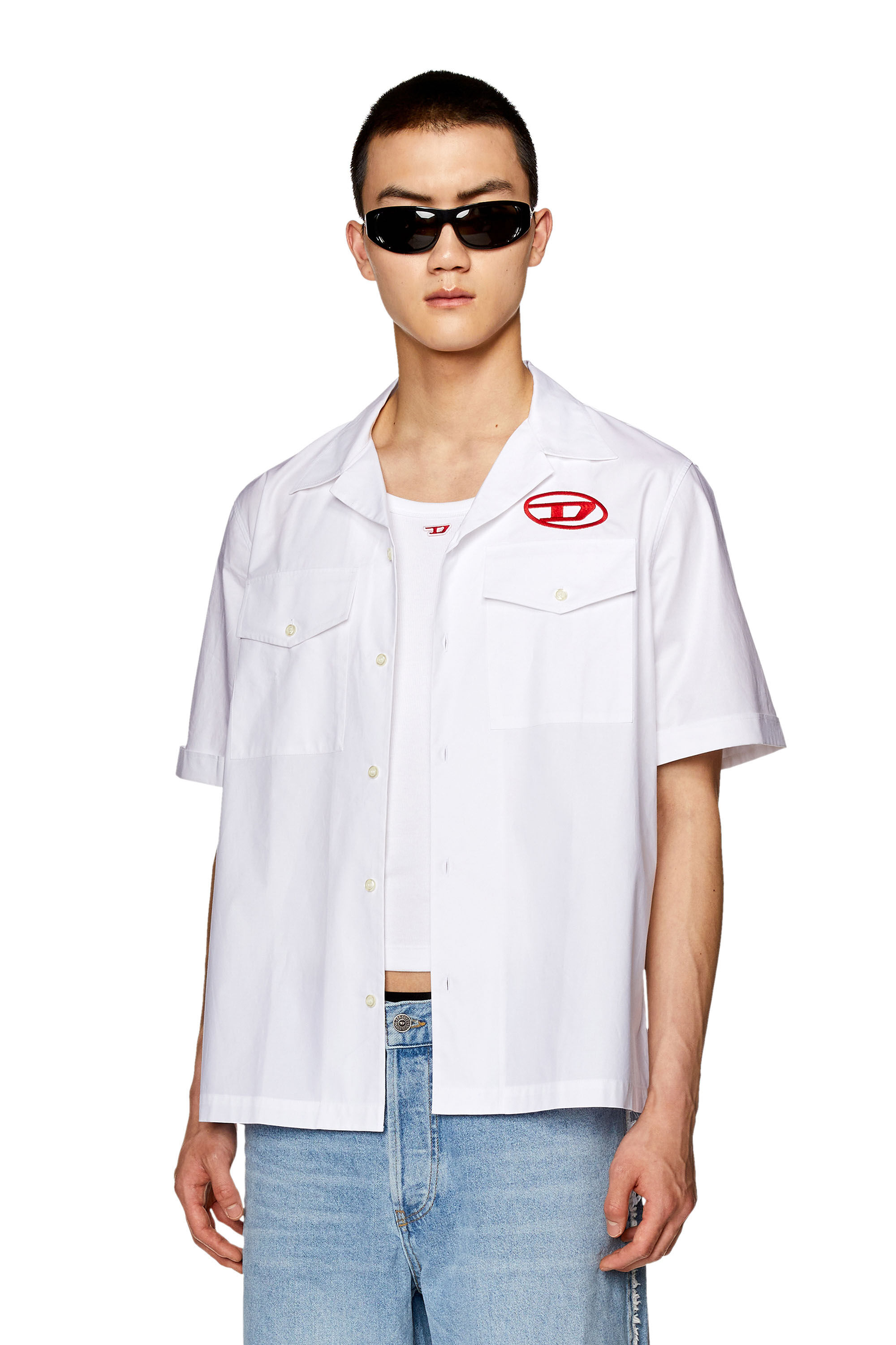DIESEL デニム ボーリングシャツ | irai.co.id