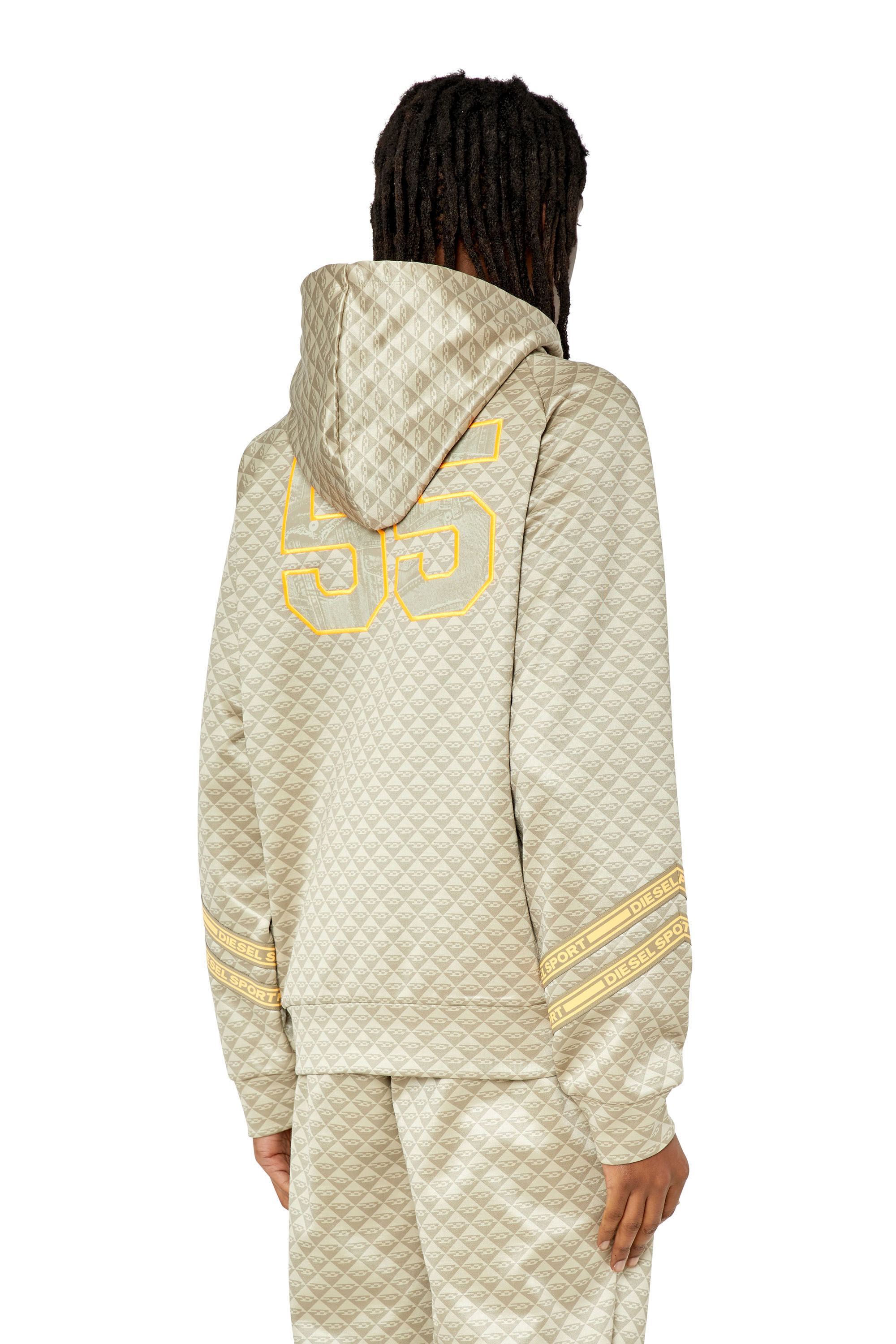 Diesel - AMST-CORBAN-HT29, Male's ジャケット ジップアップ DIESEL SPORT in ミリタリーグリーン - 5