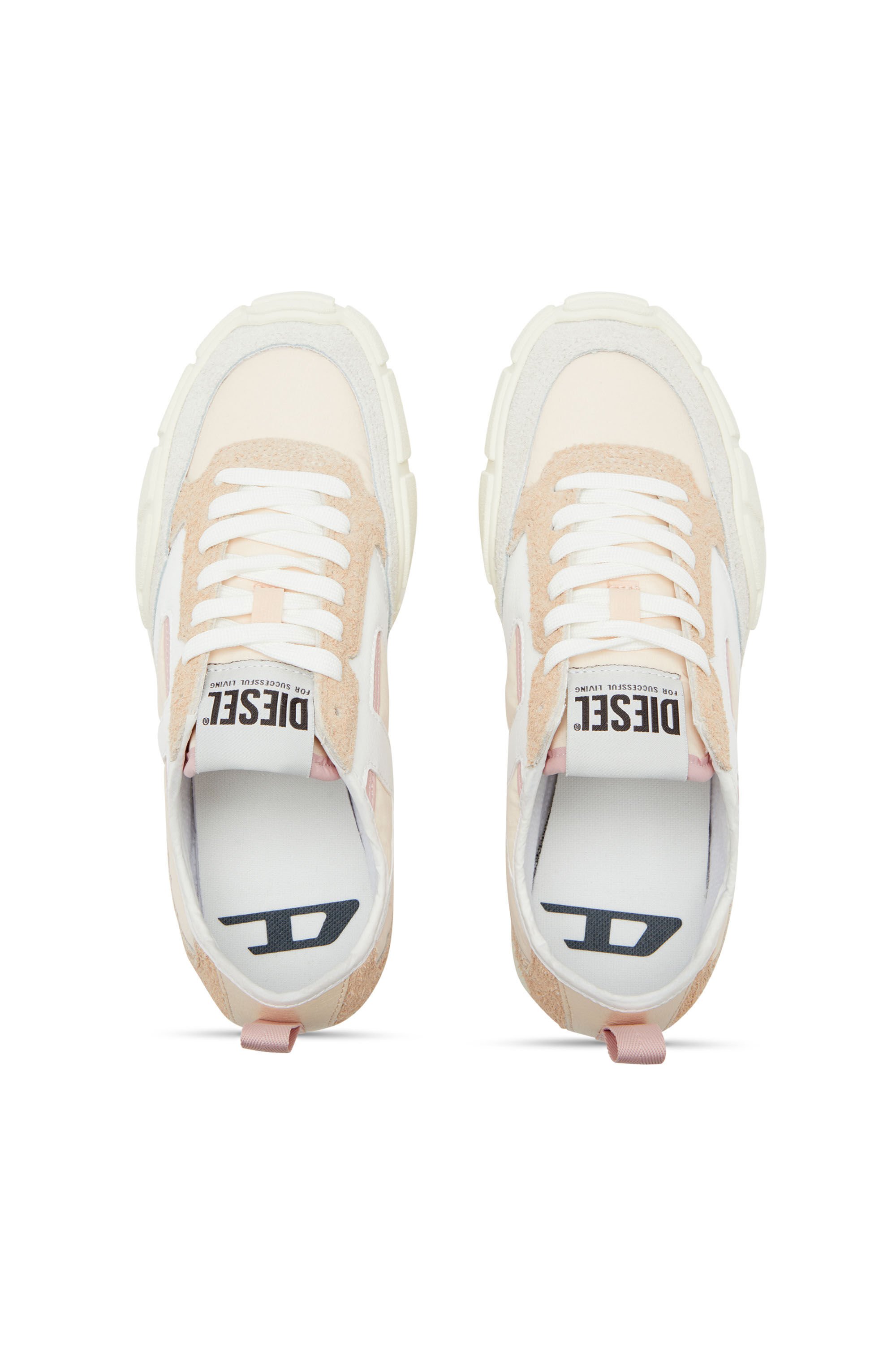 Diesel - S-PAGODHA LOW W, Female's Sneakers in leather, suede and ripstop in null - 5
