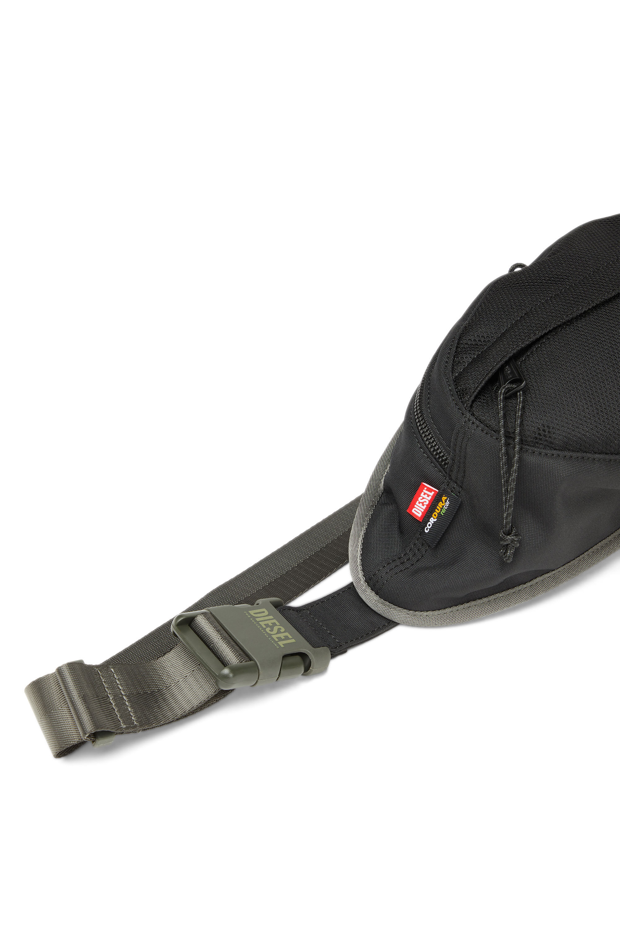 Diesel - URBN NET BELTBAG, Male's コーデュラファブリック ベルトバッグ - Urbn Net Beltbag in ブラック - 4