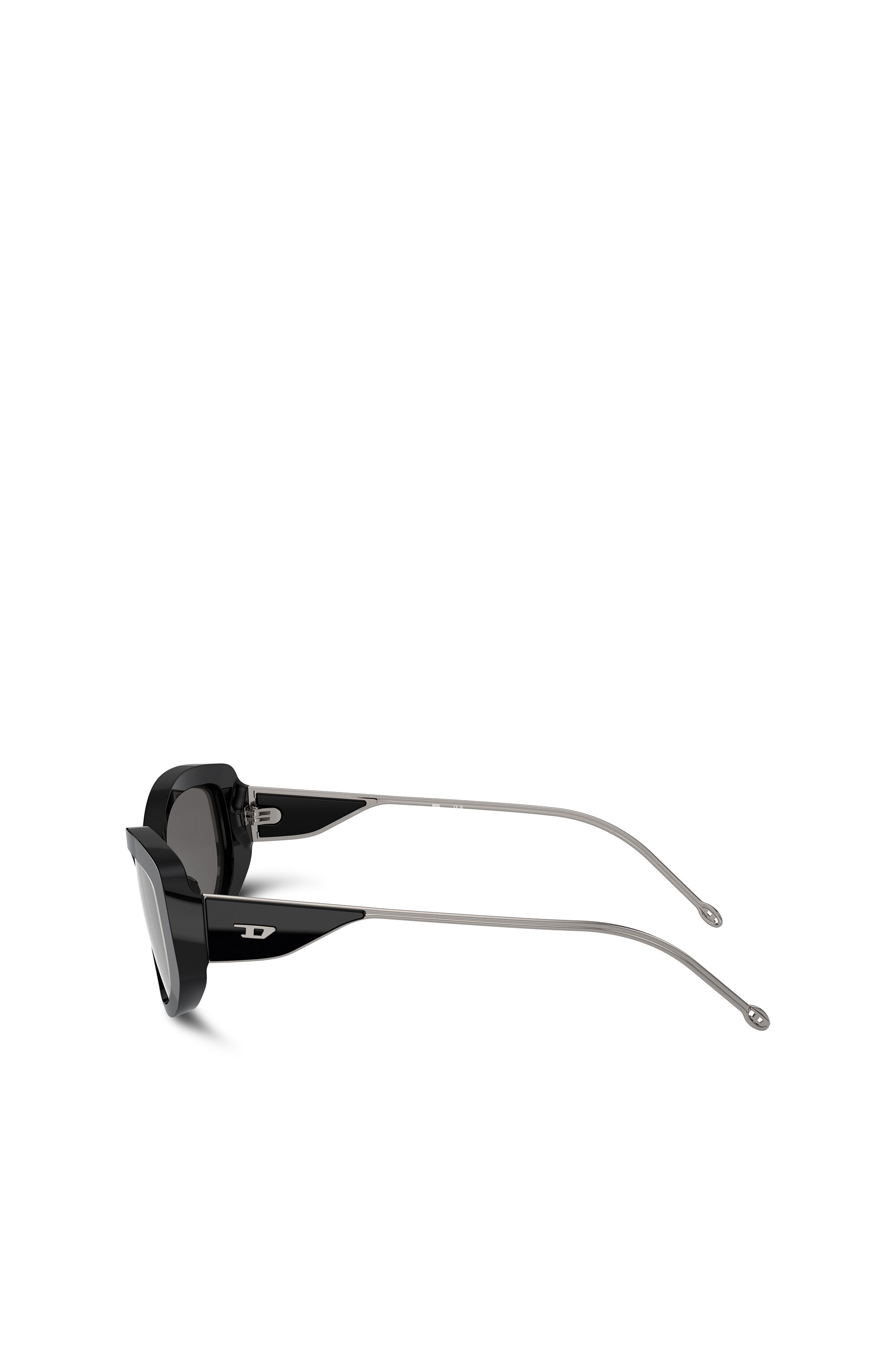 Diesel - 0DL2001 SIZE 54, Unisex's サングラス in ブラック/フラッシュミラー - 2