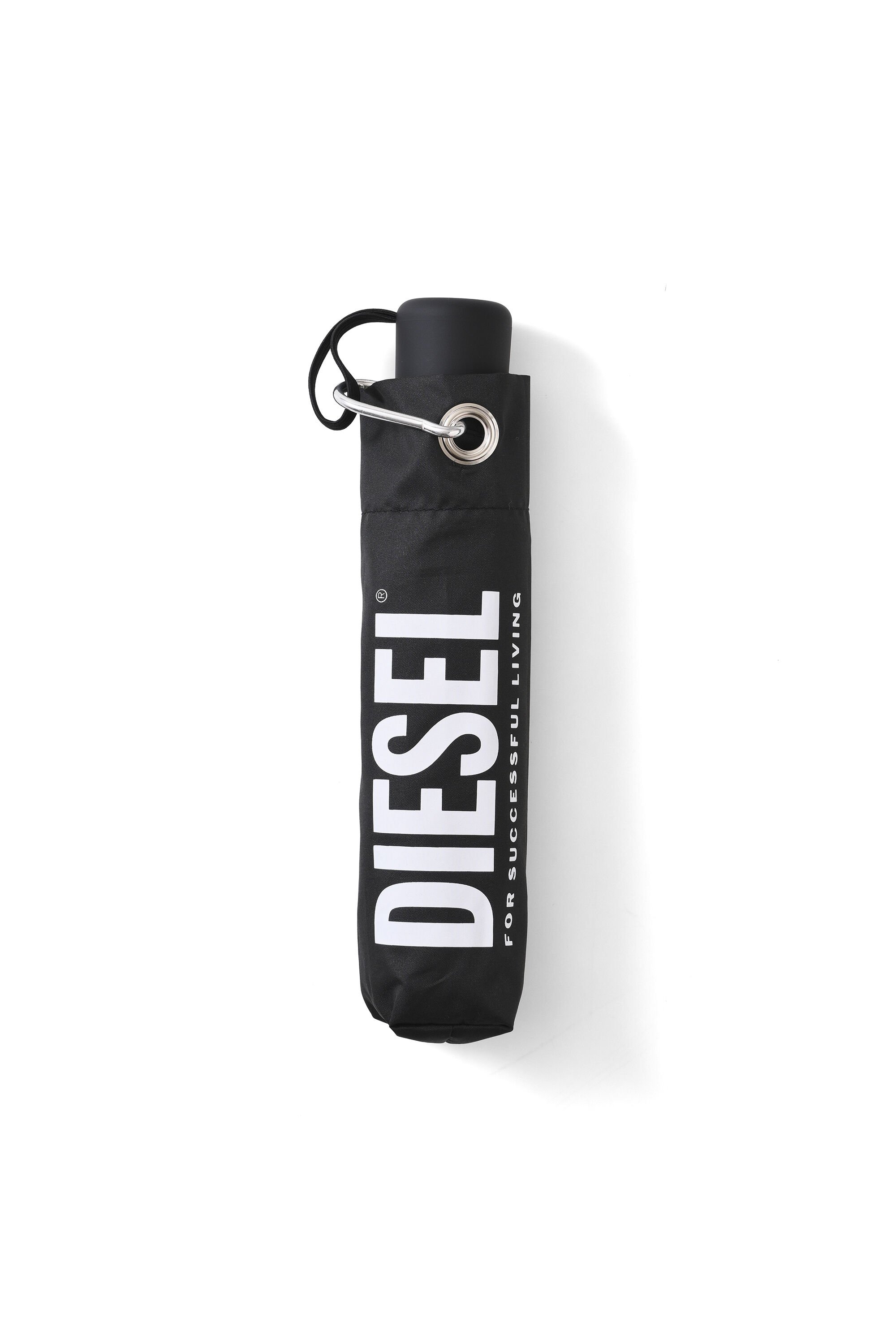 Diesel - PORTABLE UMBRELLA (BLACK), Unisex's PORTABLE UMBRELLA (BLACK) in ブラック - 2