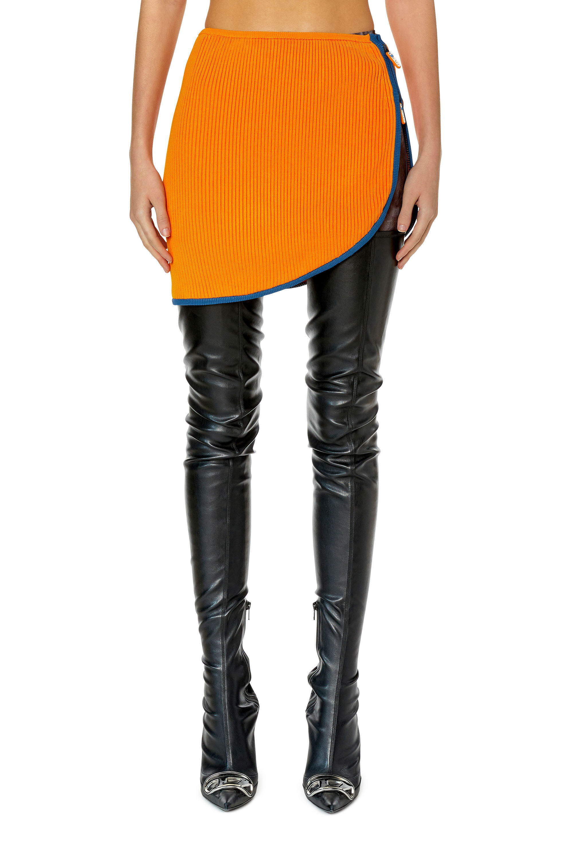 M-ONALISA （WOMEN）: リブミニスカート｜ディーゼル（DIESEL