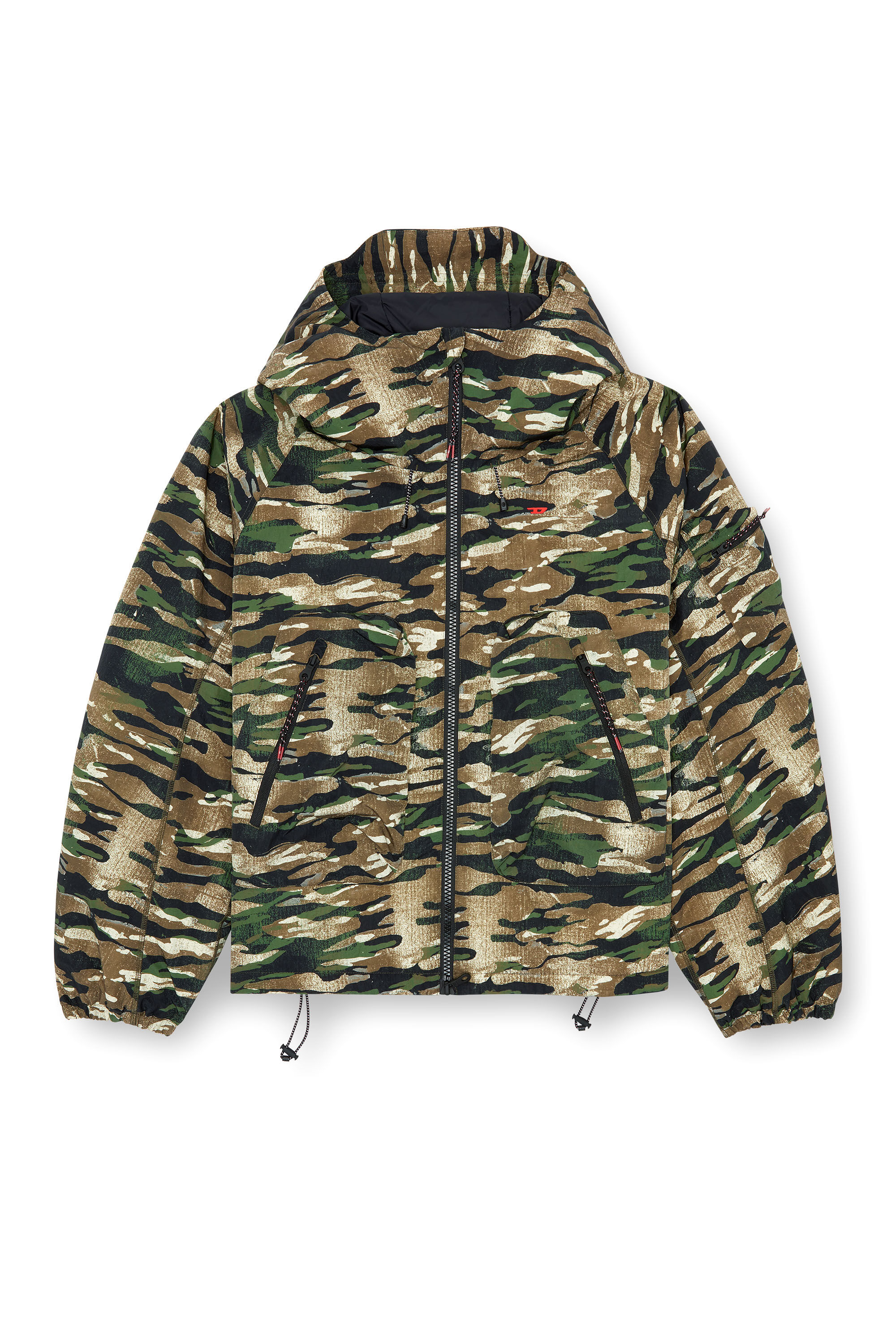 AMWT-BERNARD-WT24 Camouflage hooded jacket｜マルチカラー｜メンズ｜DIESEL