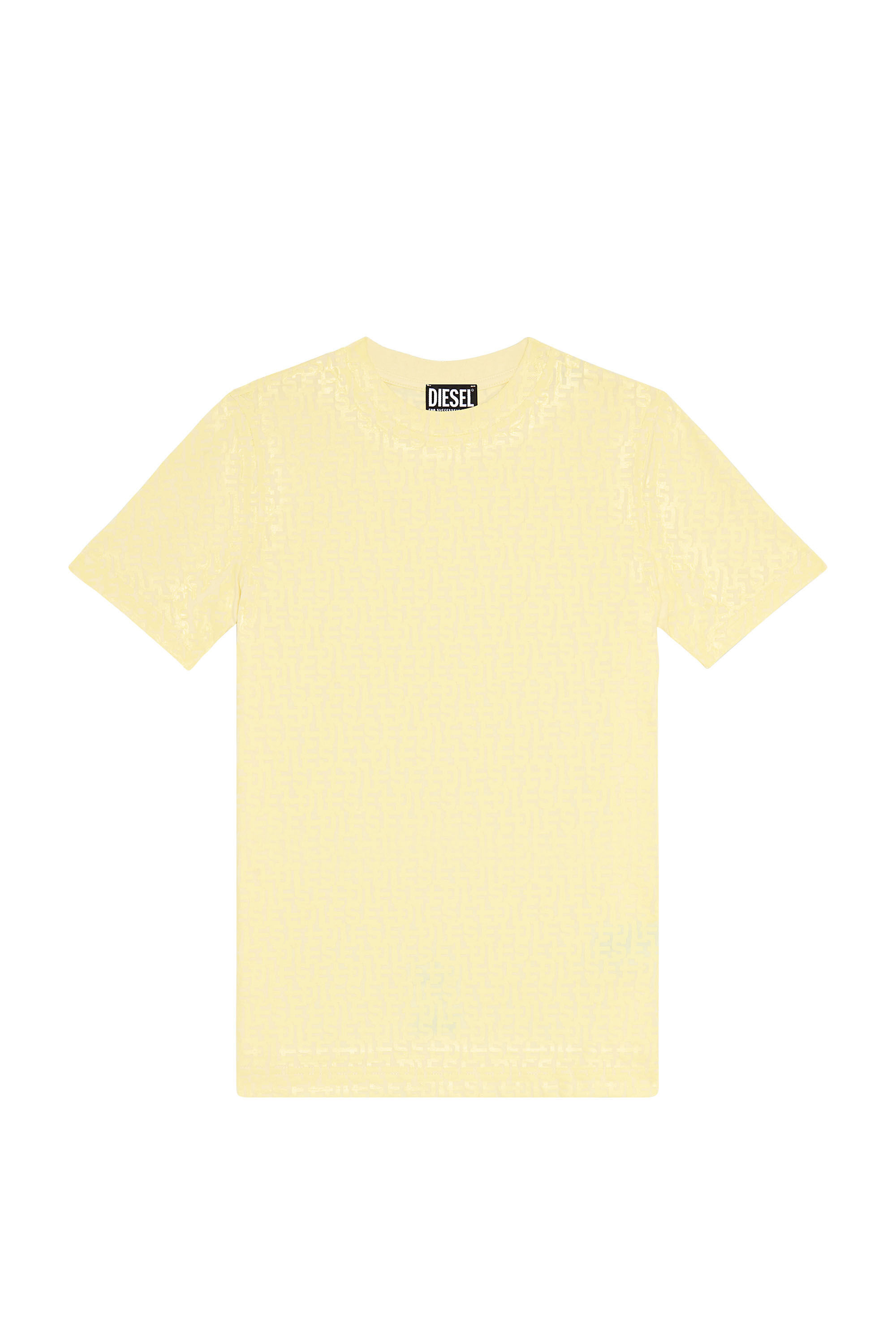 Diesel - T-REG-MONO, Female's 半袖Tシャツ トップス モノグラム in Yellow - 2