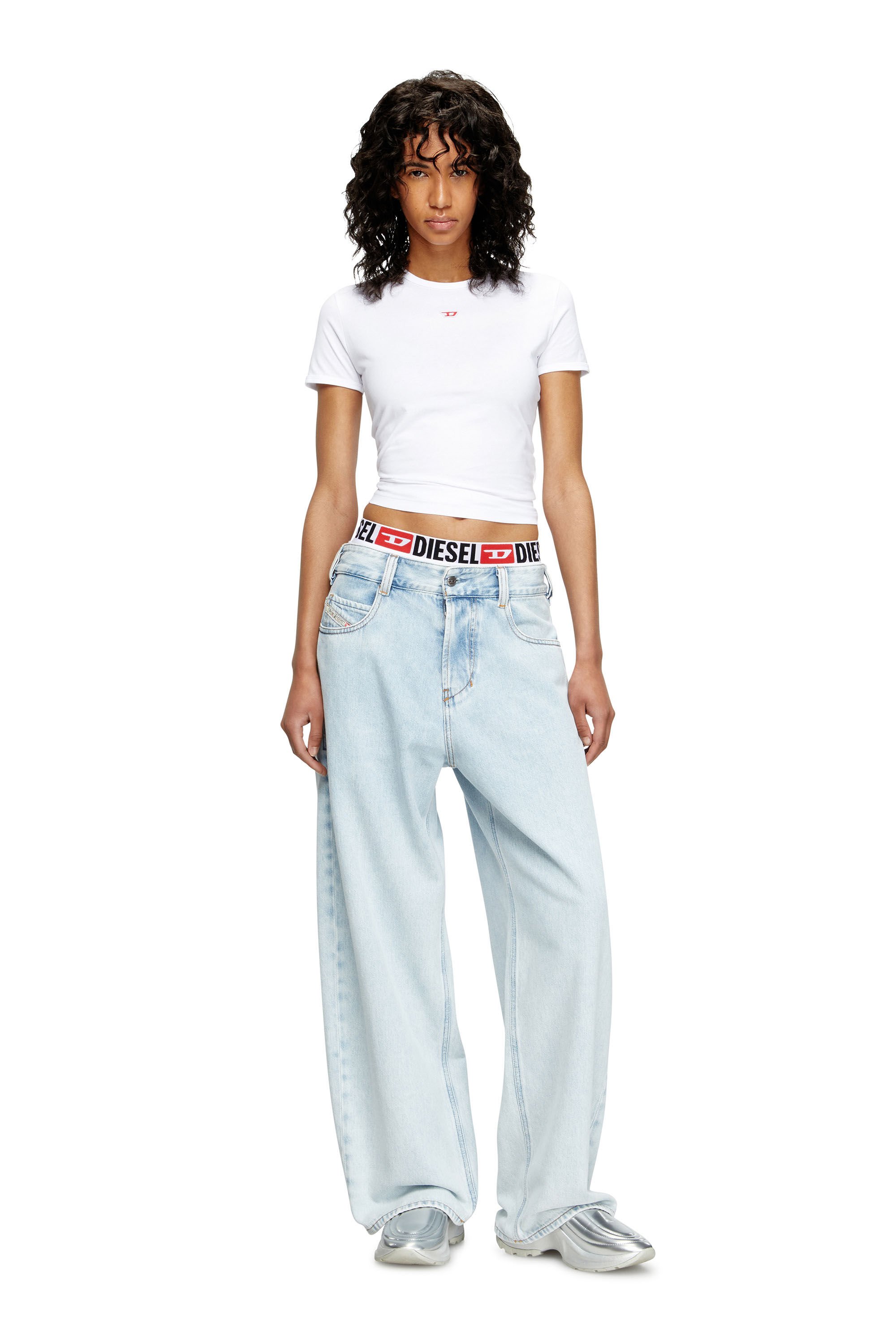 Diesel - Unisex's Relaxed Jeans 1997 D-Enim-M 09M74, ライトブルー - 6