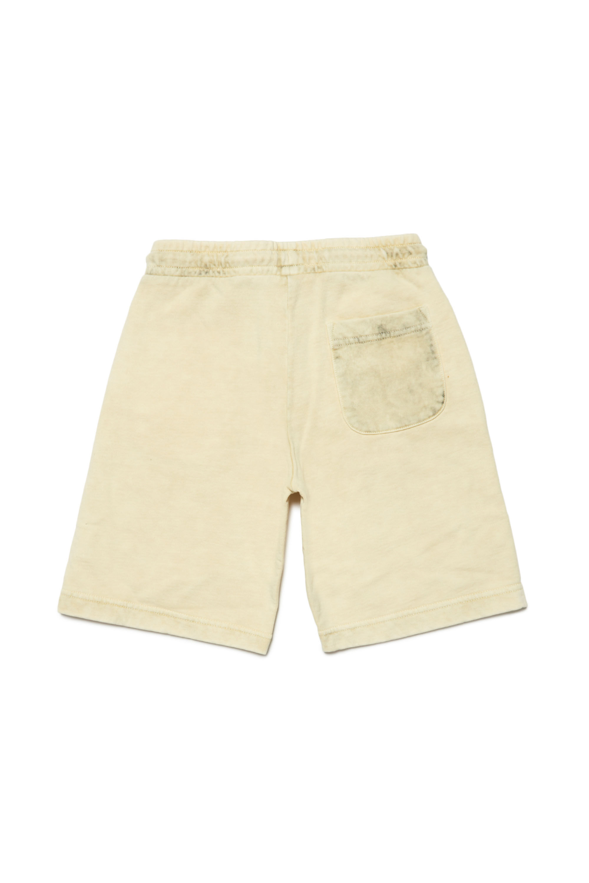 Diesel - PFERTY, Male's キッズ ショートパンツ スウェット ヴィンテージ加工 in Yellow - 2