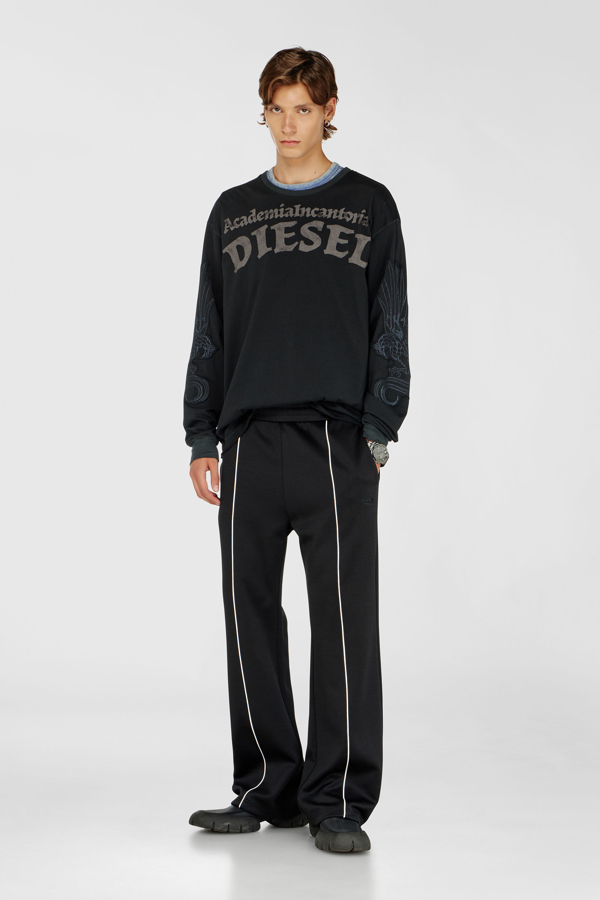 Diesel - P-LOCKING-DO, Male's パンツ in ブラック - 1