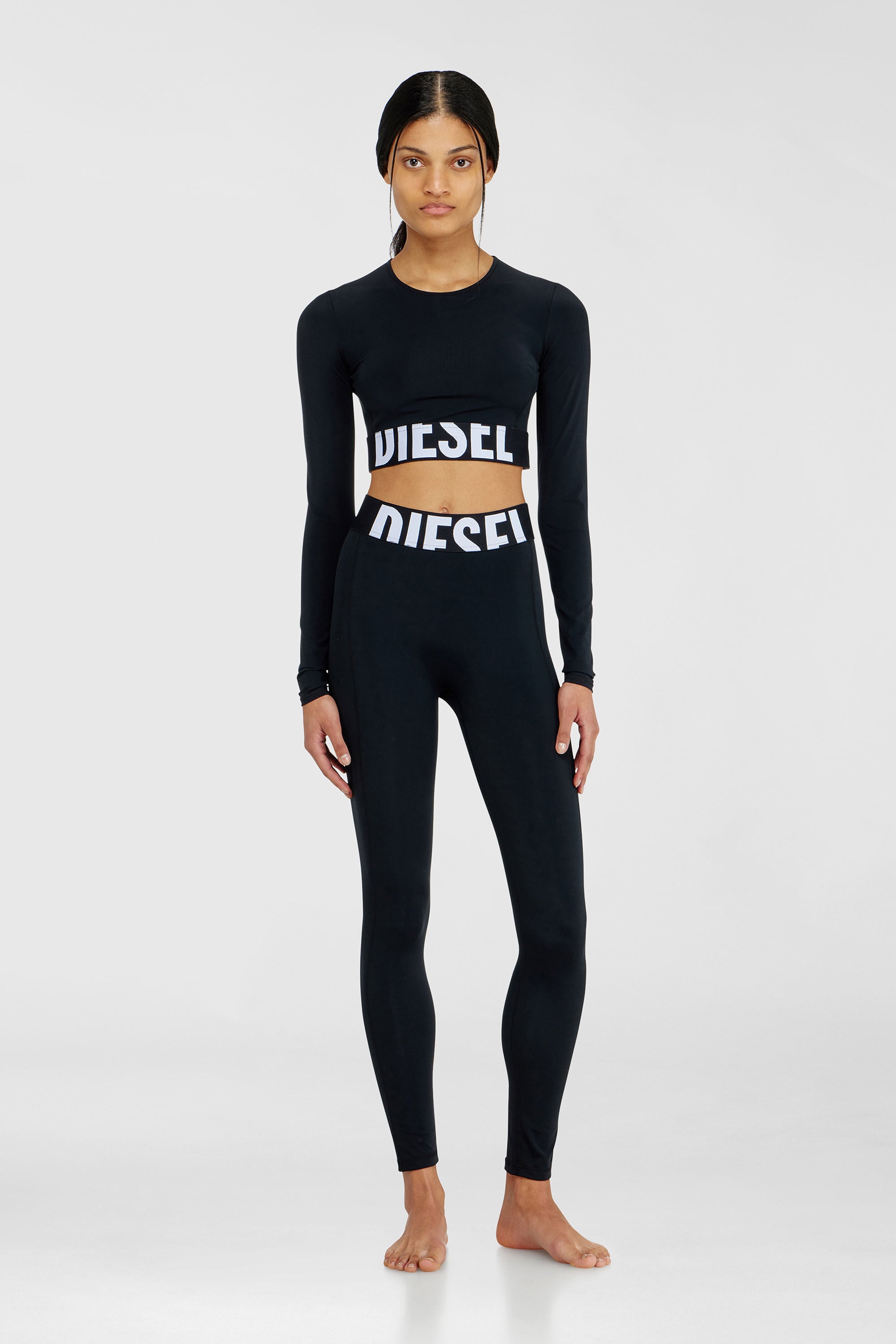 Diesel - MELISSA-D-POP, Female's 長袖Tシャツ in ブラック - 1