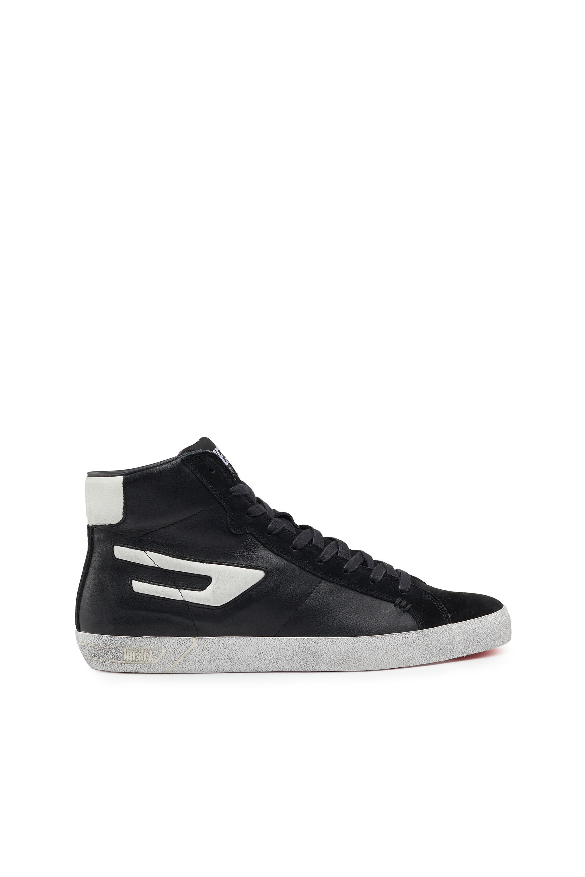 Diesel - S-LEROJI MID, Male's ハイカットスニーカー ロゴ - S-Leroji Mid in ブラック - 1