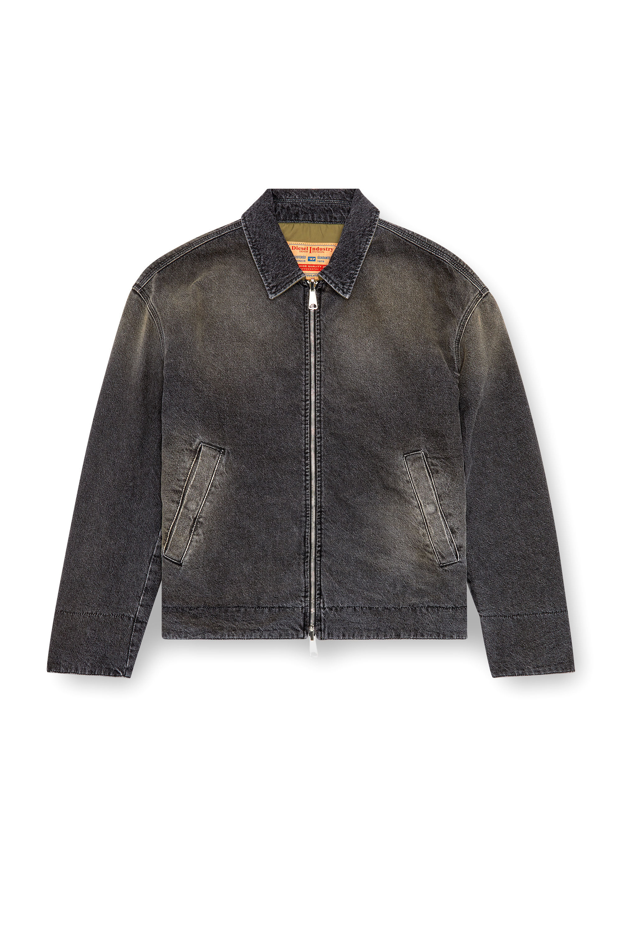 Diesel - D-STACK-S, Male's Reversible jacket in denim and nylon in ブラック - 2
