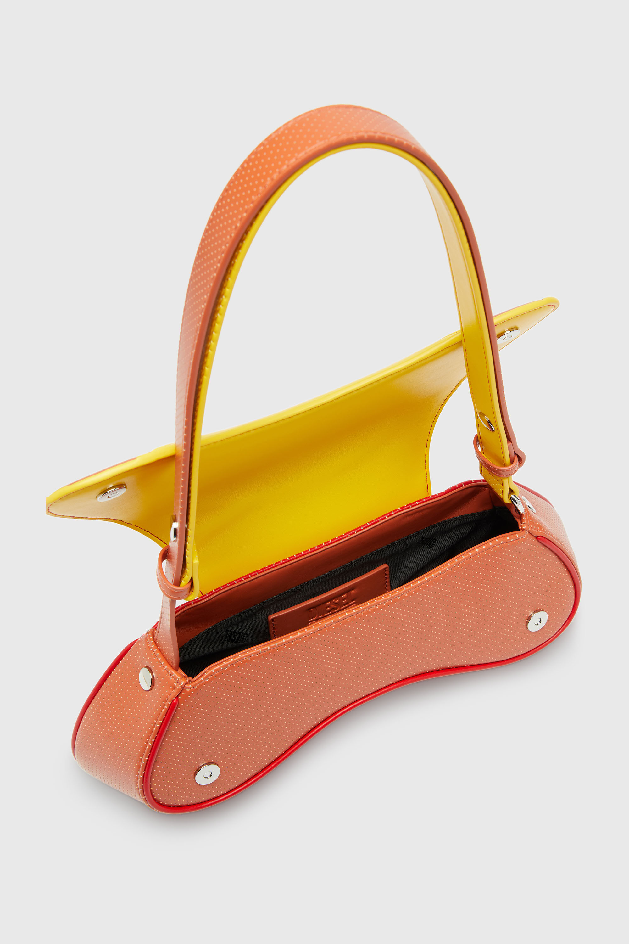 Diesel - PLAY CROSSBODY, Female's クロスボディバッグ in オレンジ/イエロー - 5