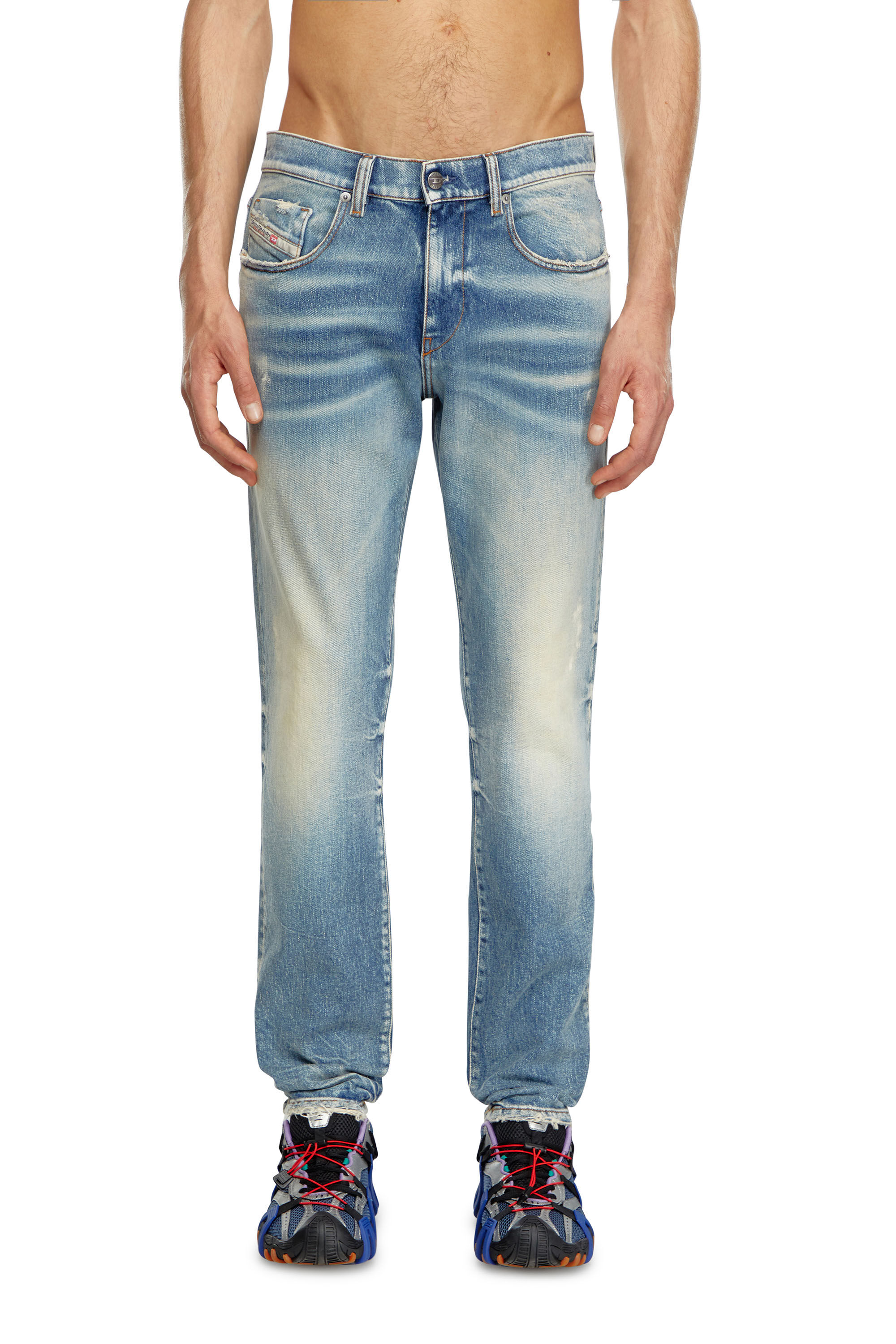 DIESEL (ディーゼル) ストレッチ ダメージ加工 スリムフィット