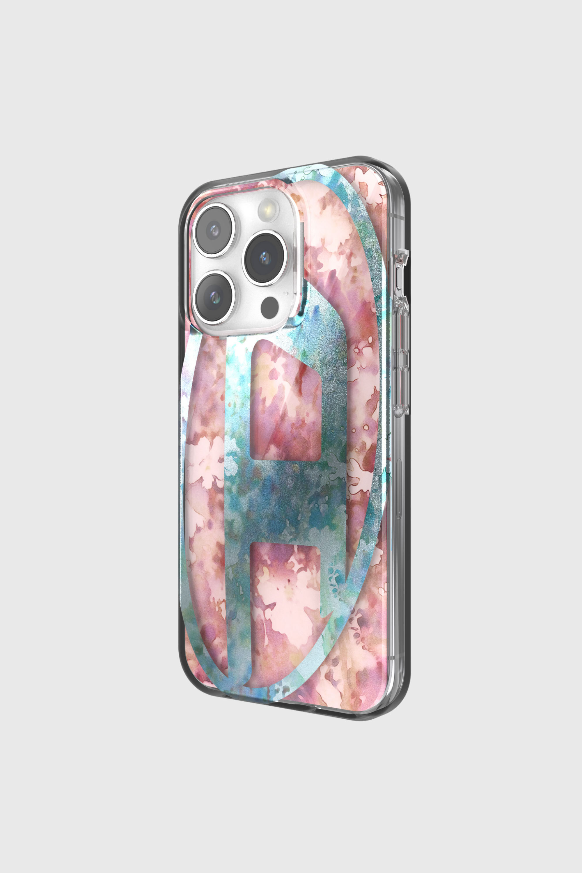 Diesel - 60060 AOP CASE, Unisex's iPhone 15 Pro in ブルー/ピンク - 3