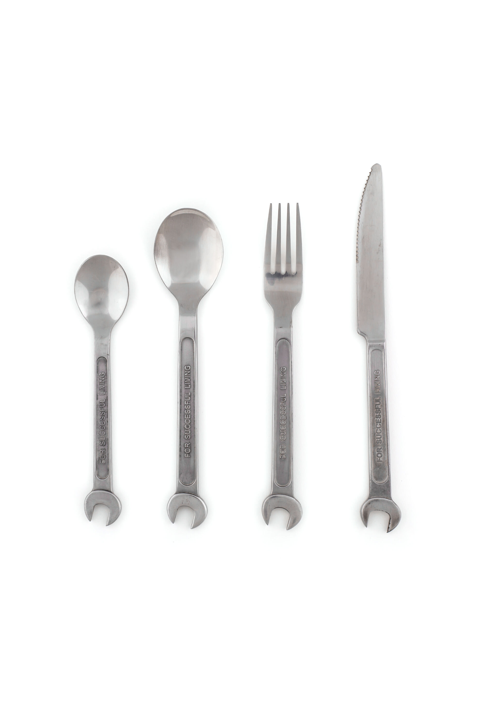 Diesel - DIESEL LIVING with SELETTI 「Cutlery Set」, Unisex's DIESEL LIVING with SELETTI 「Cutlery Set」 in シルバー - 1