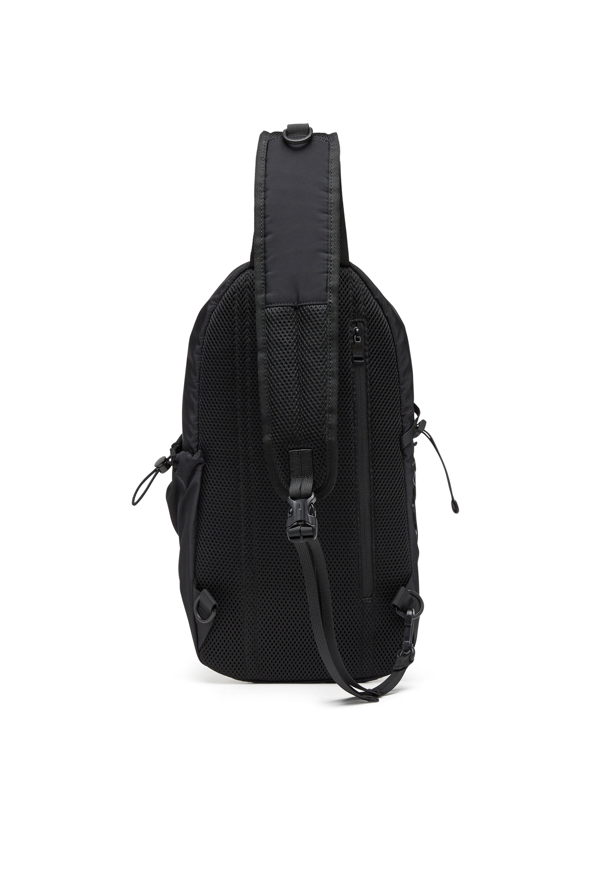 Diesel - DRAPE SLING BAG, Male's ナイロンスリングバッグ in ブラック - 3