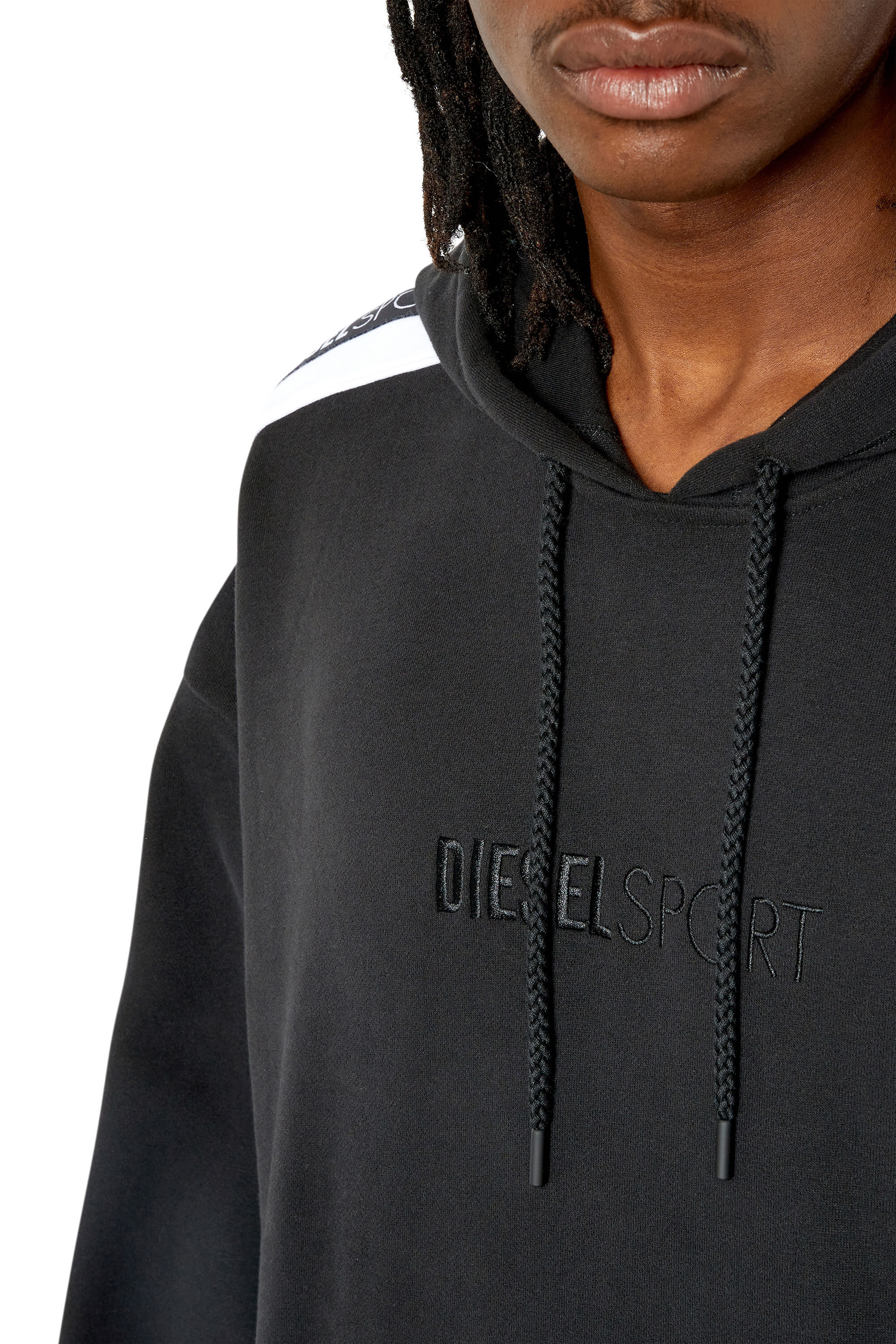 DIESEL ディーゼル ロゴ Amst-Bowe-Z-Ht32 パーカー 黒 関送込 AMST-BOWE-HT32（MEN）: ロゴパーカー｜ディーゼル（DIESEL