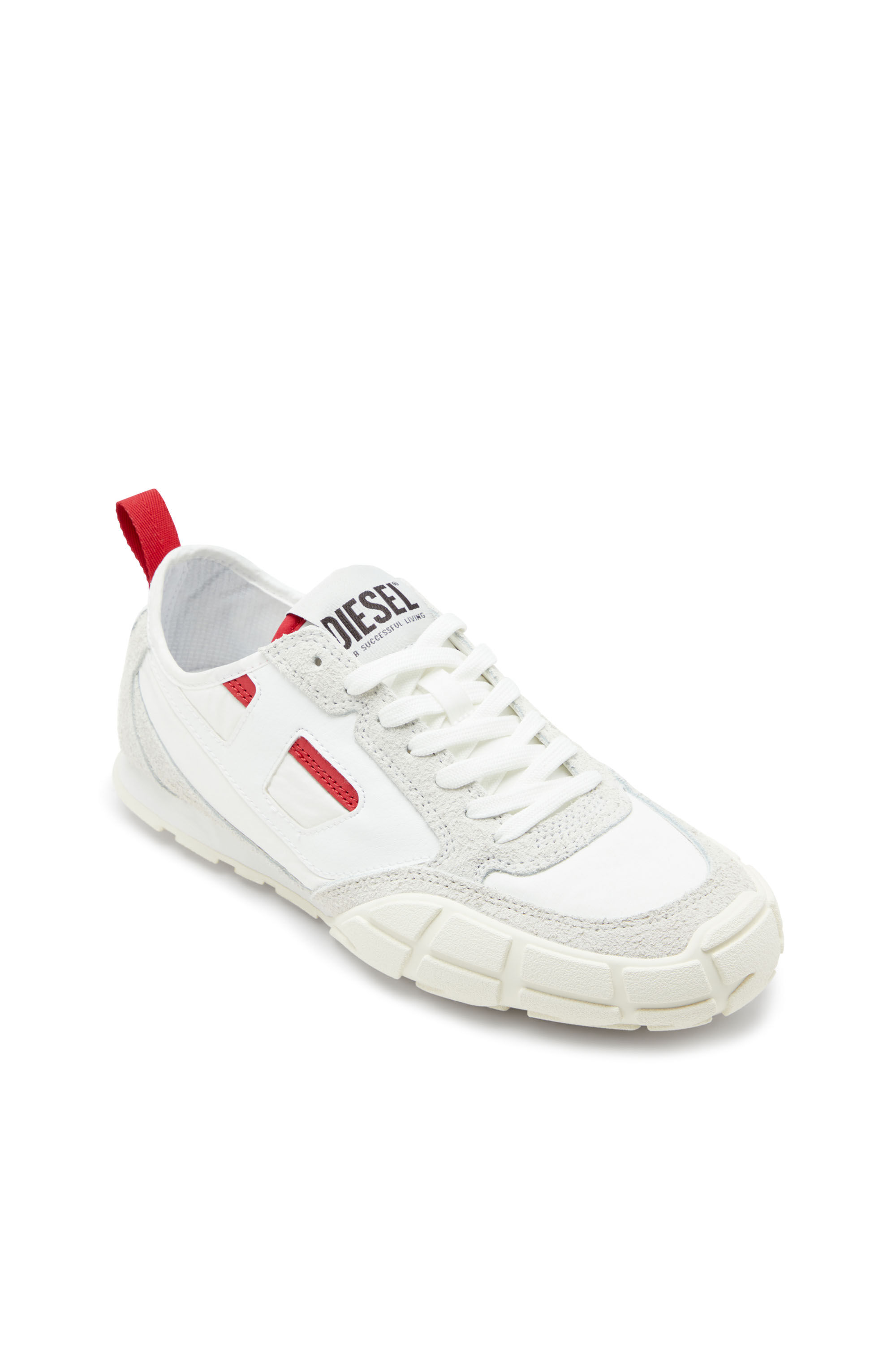 Diesel - S-PAGODHA LOW W, Female's Sneakers in leather, suede and ripstop in null - 6