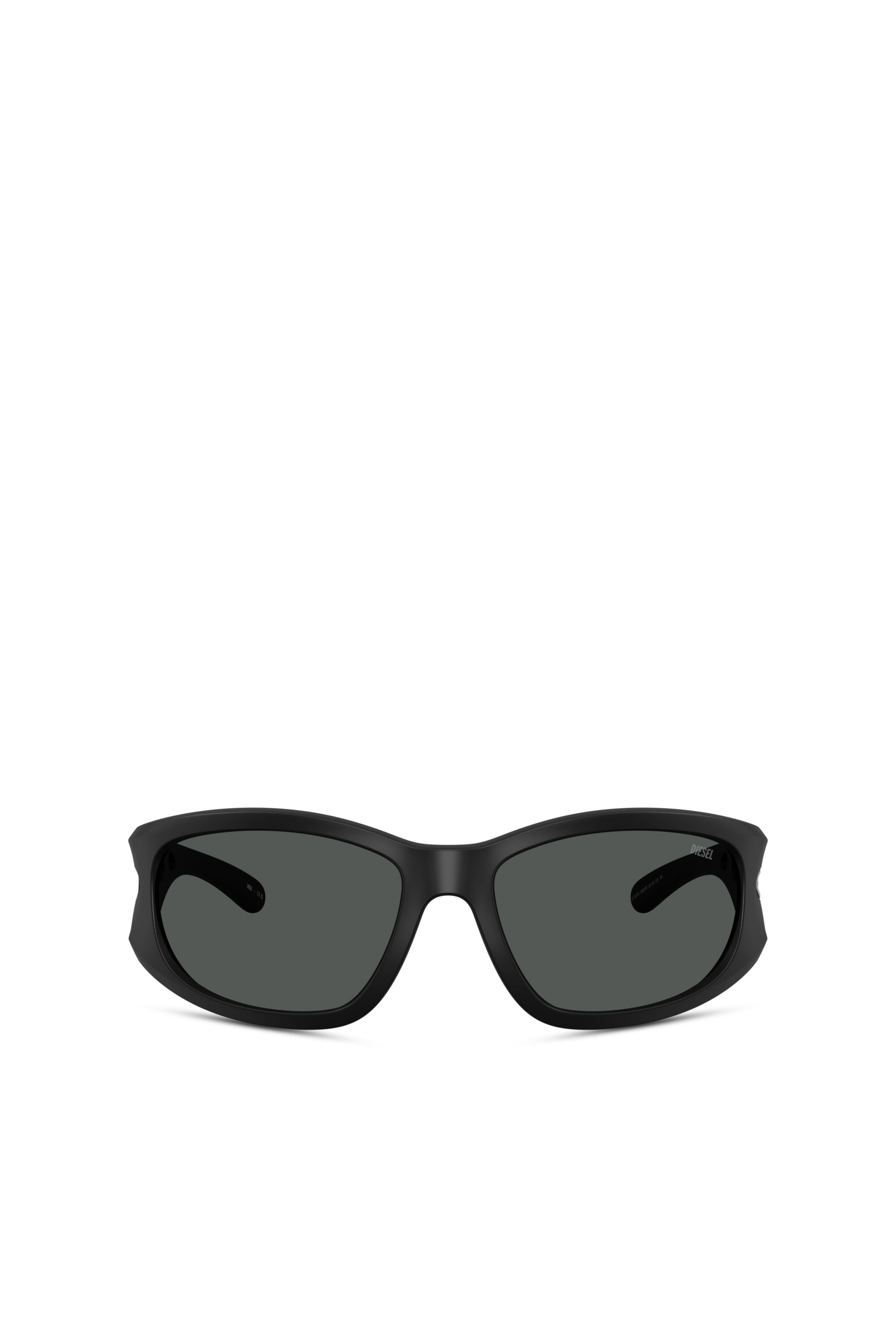 Diesel - 0DL3012U, Unisex's Rectangle sunglasses in ブラック - 1