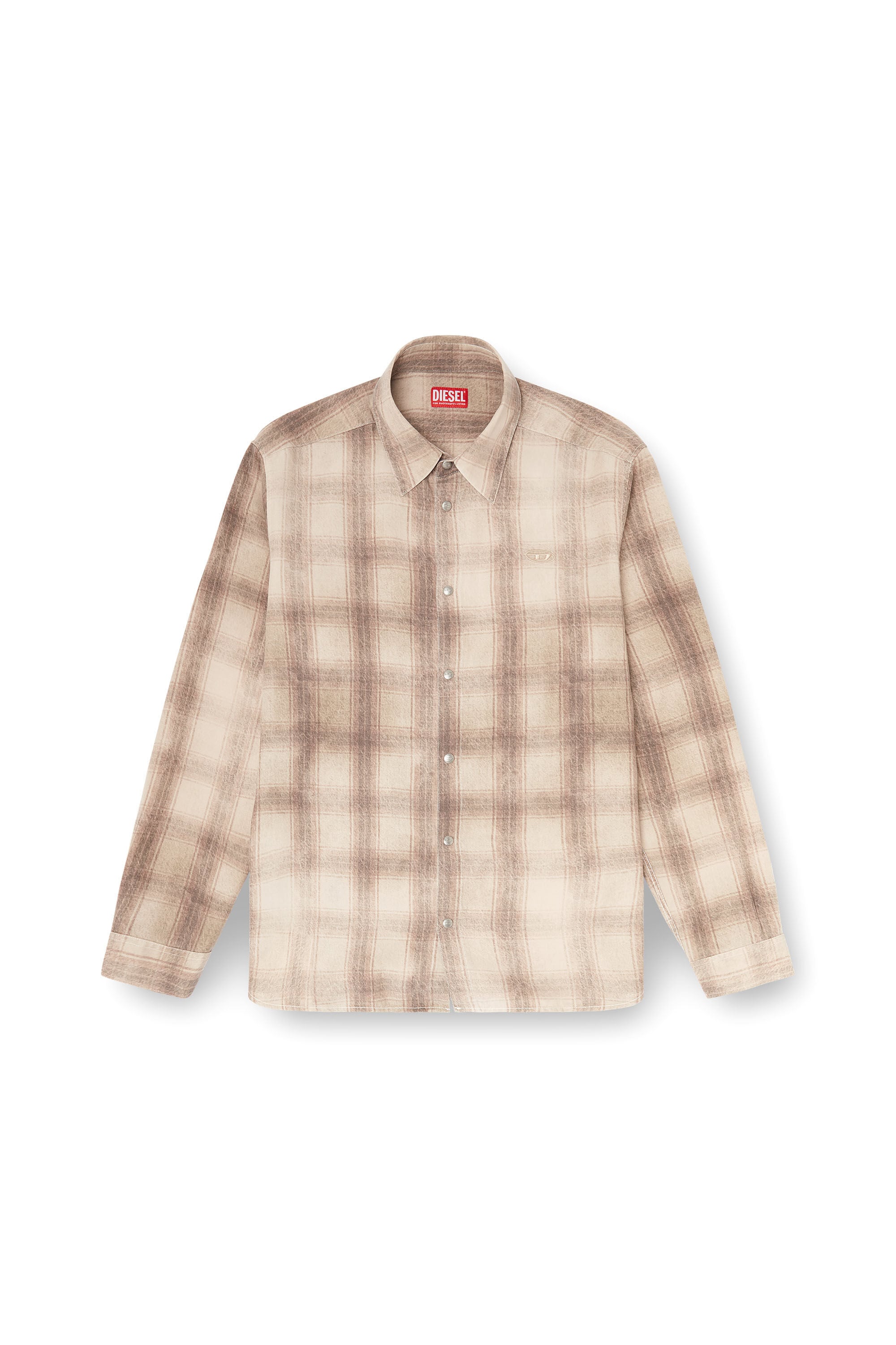 Diesel - S-SIMPLY-JMCM, Male's シャツ in ライトブラウン - 2