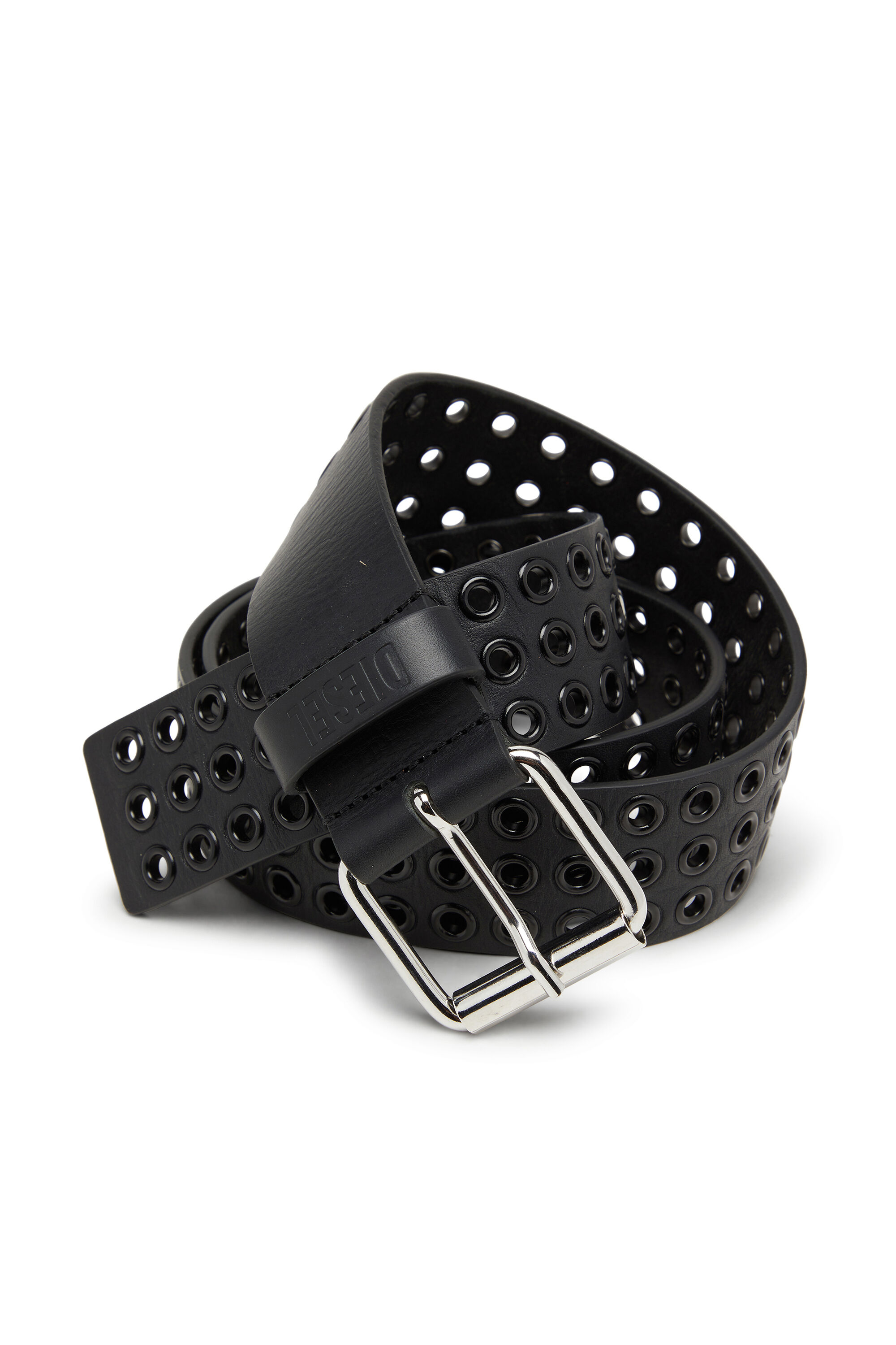 DIESEL ブラックベルト 80/32 中古・古着通販】DIESEL (ディーゼル) ベルト ブラック サイズ:80/32