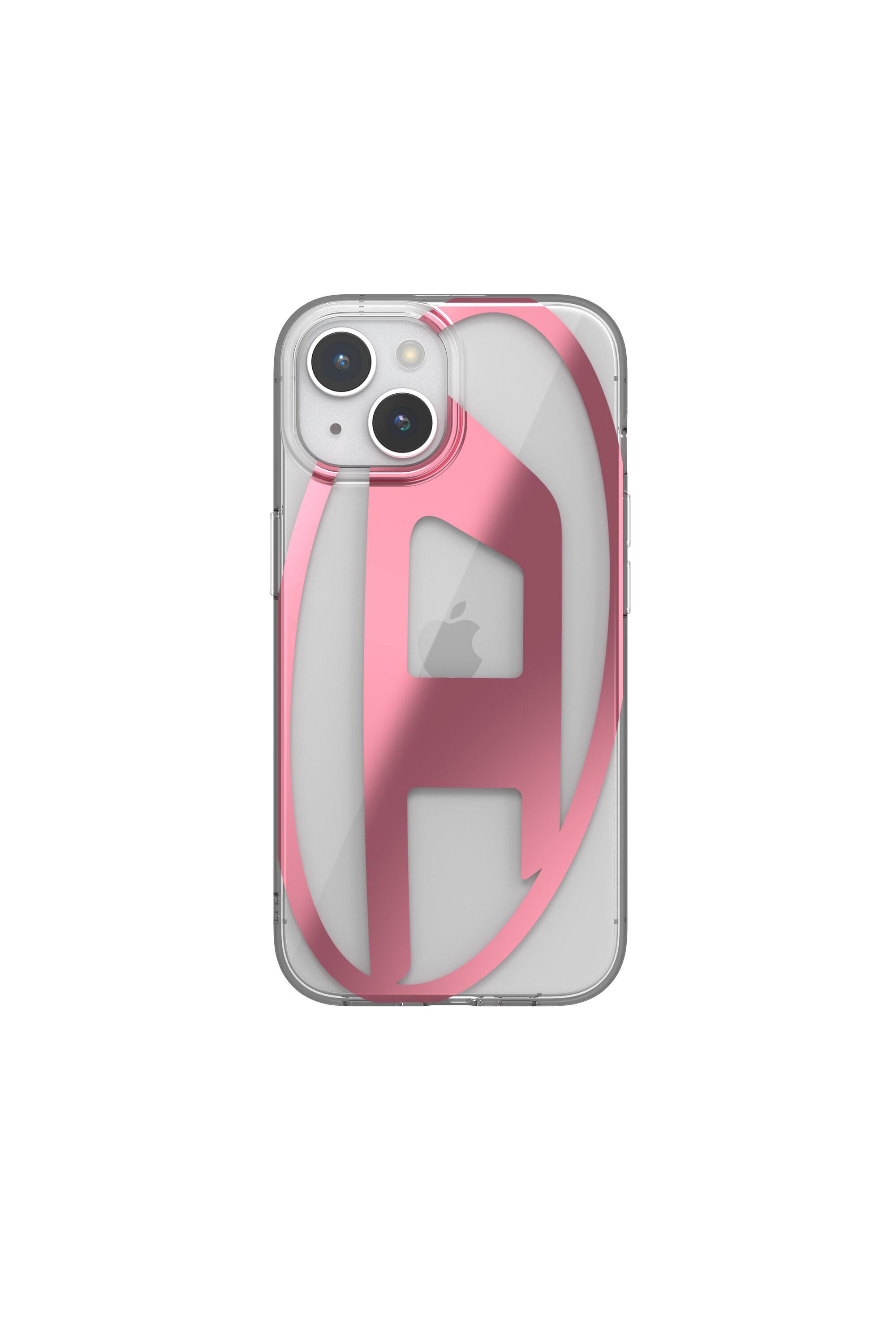 Diesel - 54109 MOULDED CASE, Unisex's iPhone 15 クリアケース in ピンク / ホワイト - 2