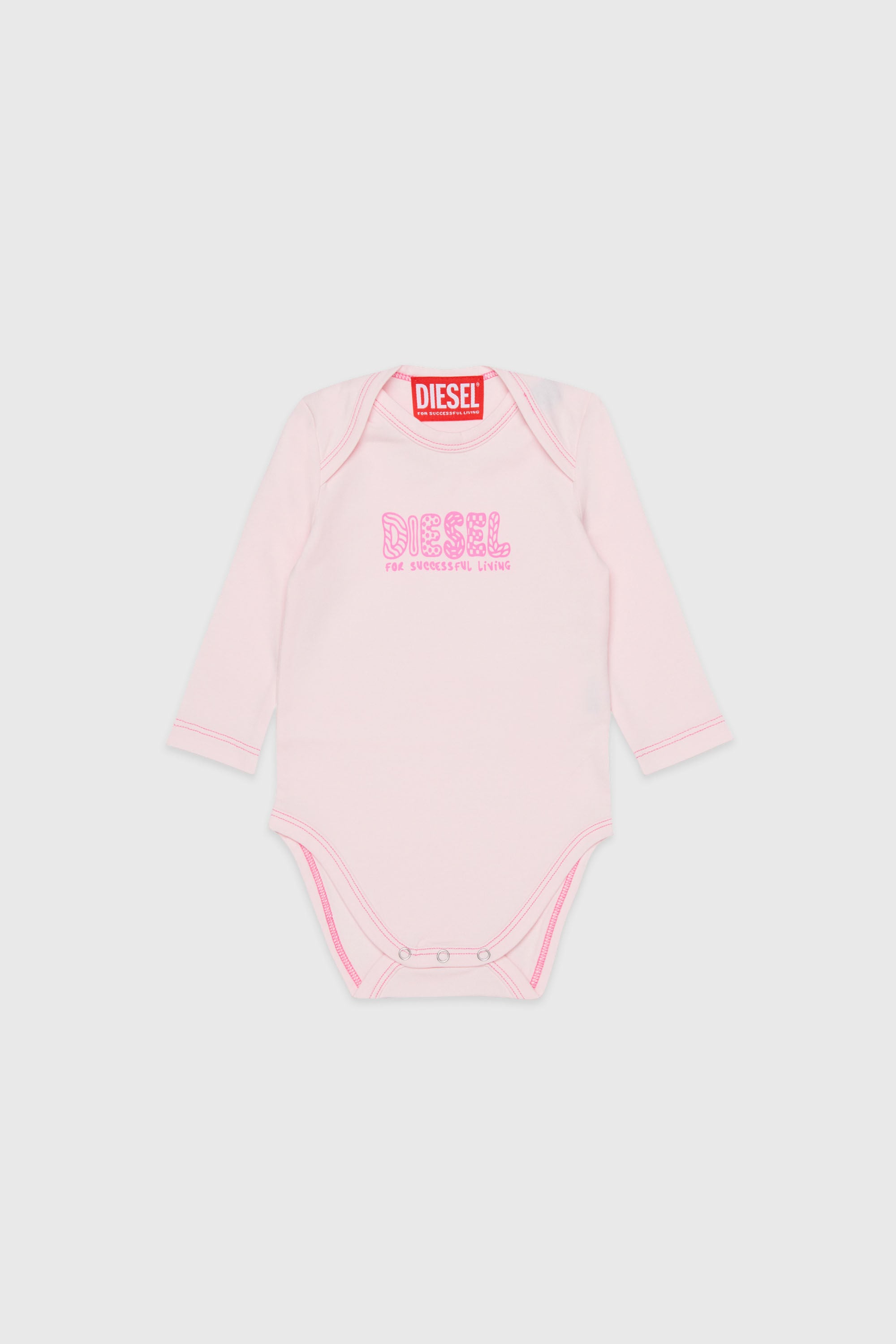 Diesel - UBBY-NB, Unisex's ロンパース in ピンク / ホワイト - 1
