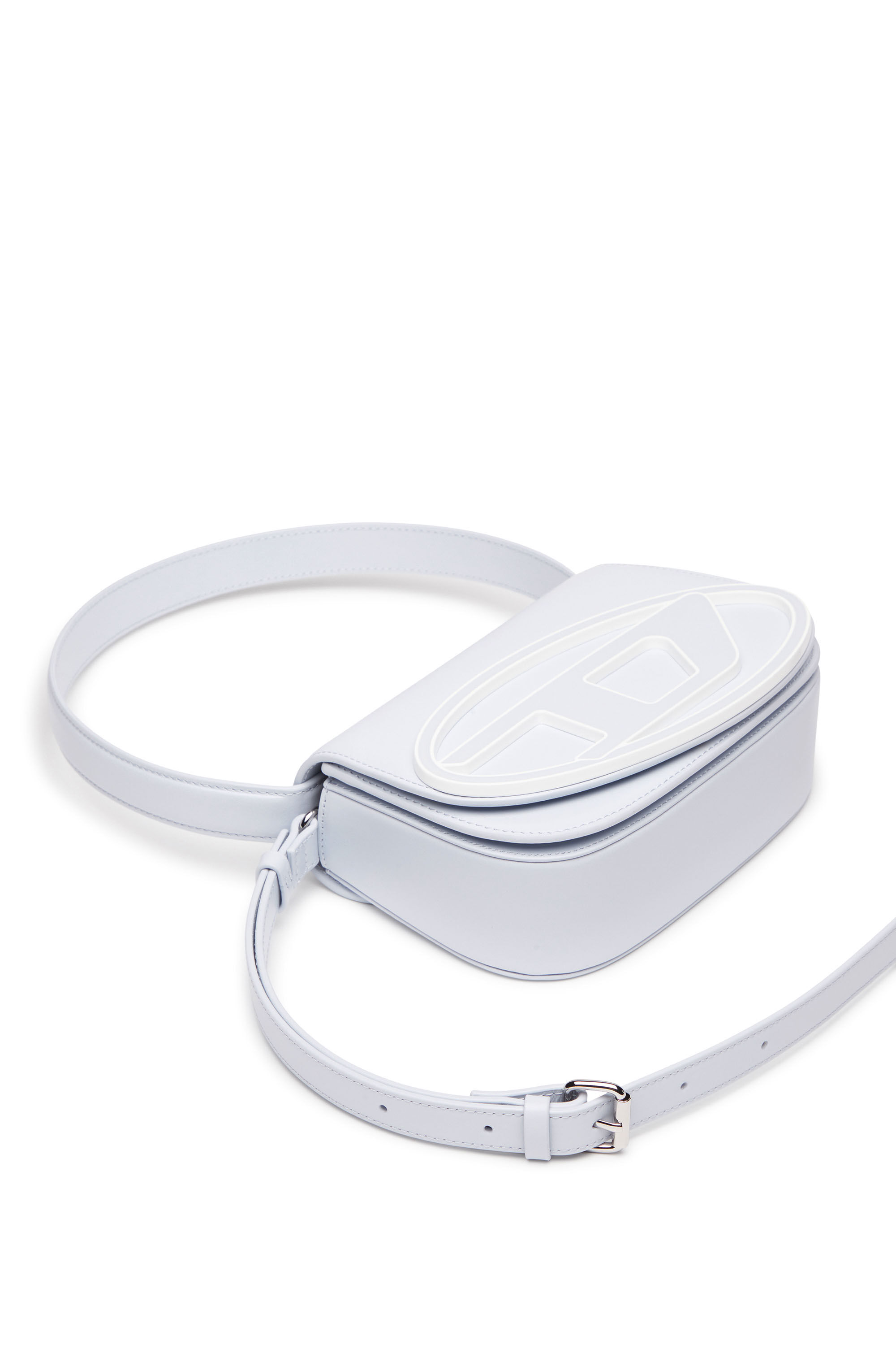 Diesel - 1DR, Female's 1DR-Iconic shoulder bag in pastel leather in ライトブルー - 6
