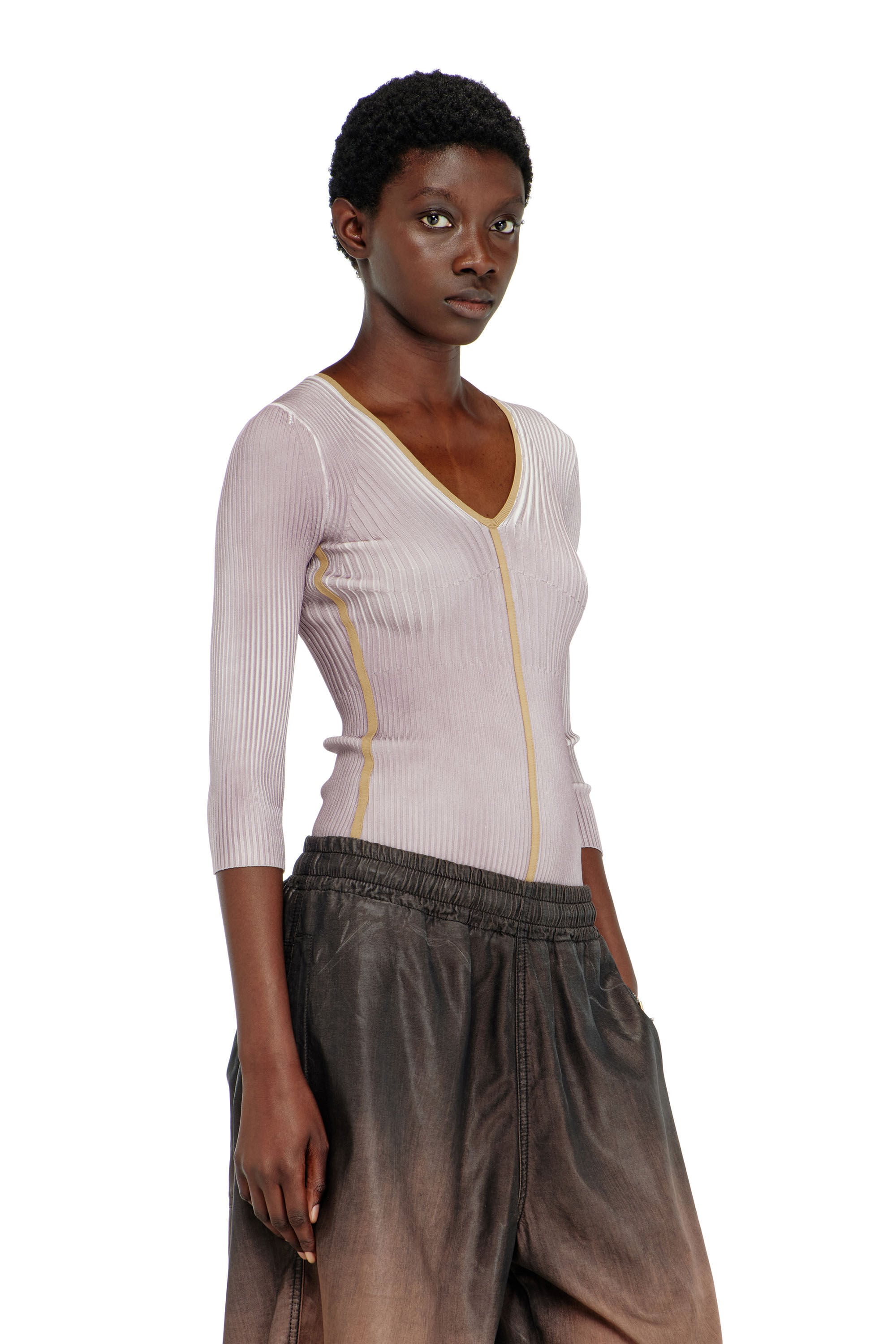 Diesel - M-SARMANI, Female's ニットトップ in ライラック - 3