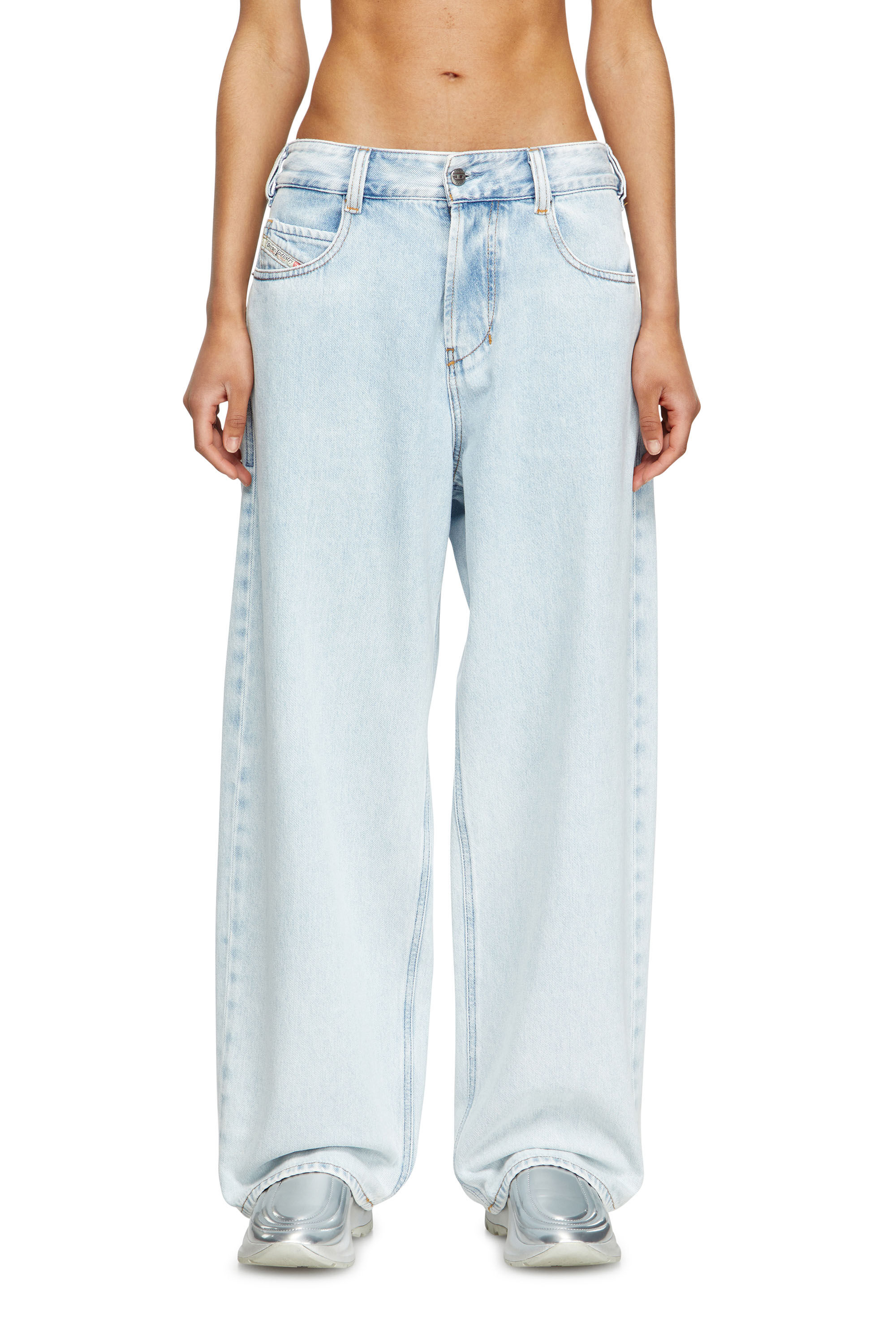 Diesel - Unisex's Relaxed Jeans 1997 D-Enim-M 09M74, ライトブルー - 5
