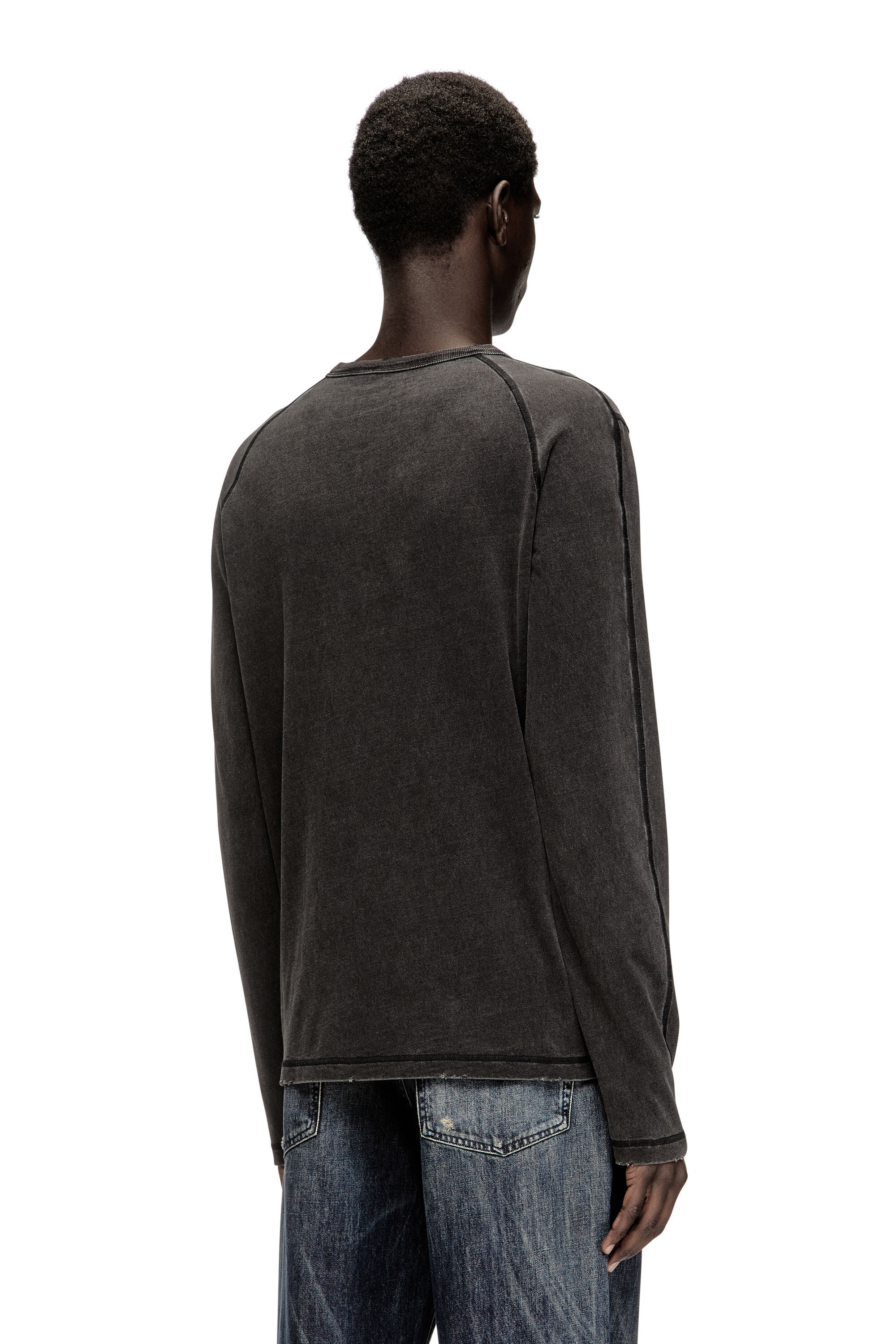 T-MIND 長袖Tシャツ｜ブラック｜メンズ｜DIESEL