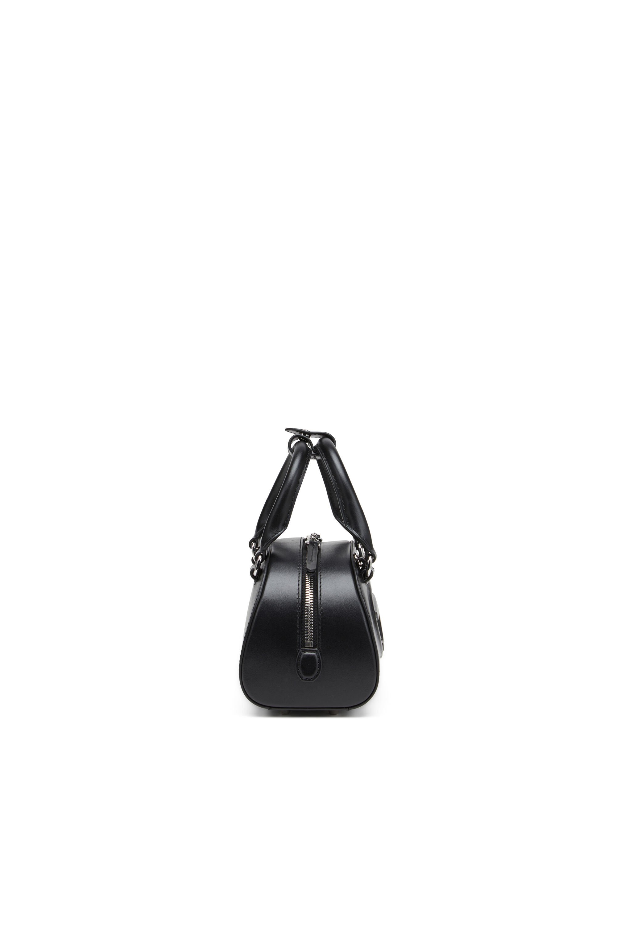 Diesel - 1DR DOME CROSSBODY, Female's Leather mini bowling bag in ブラック - 3