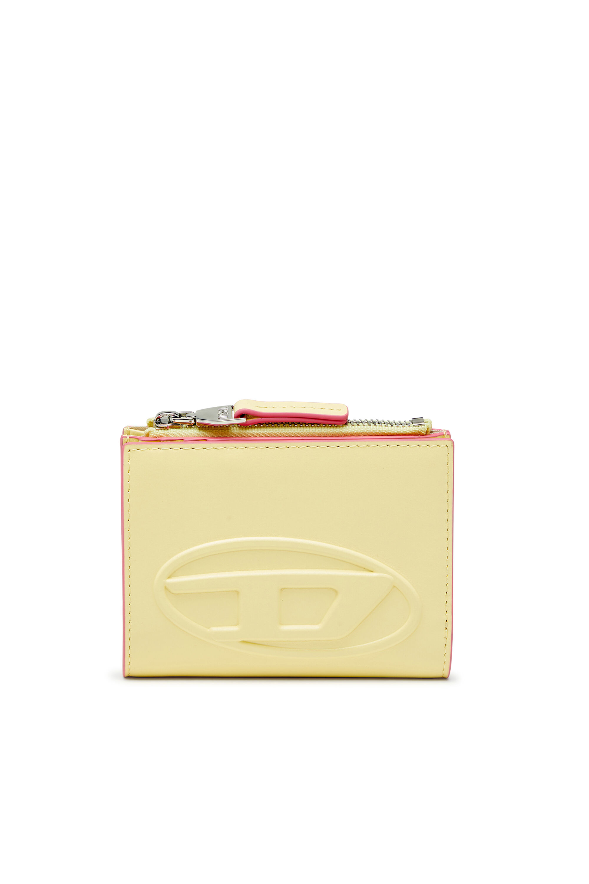 Diesel - 1DR BI-FOLD ZIP II, Female's 二つ折りウォレット in イエロー - 1