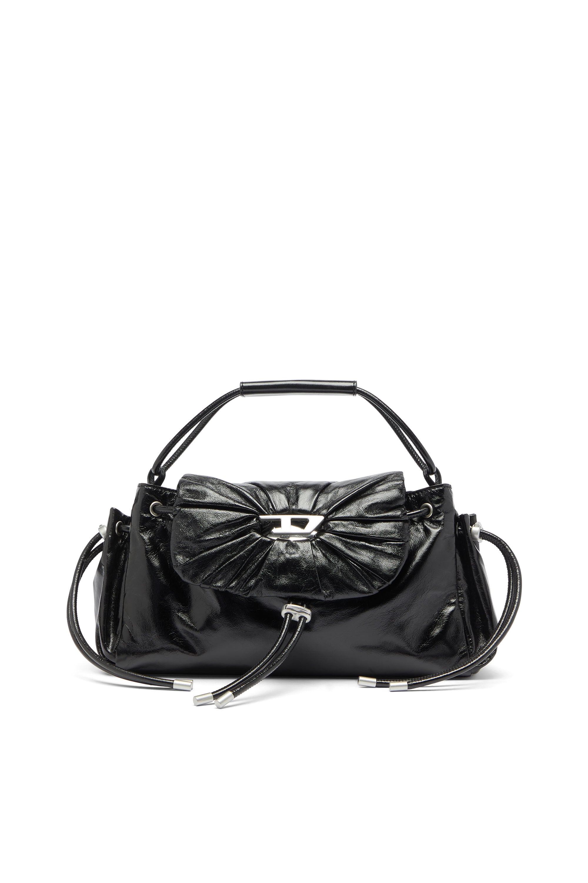 Diesel - SCRUNCH-D TOP HANDLE, Female's トップハンドルバッグ in ブラック - 1