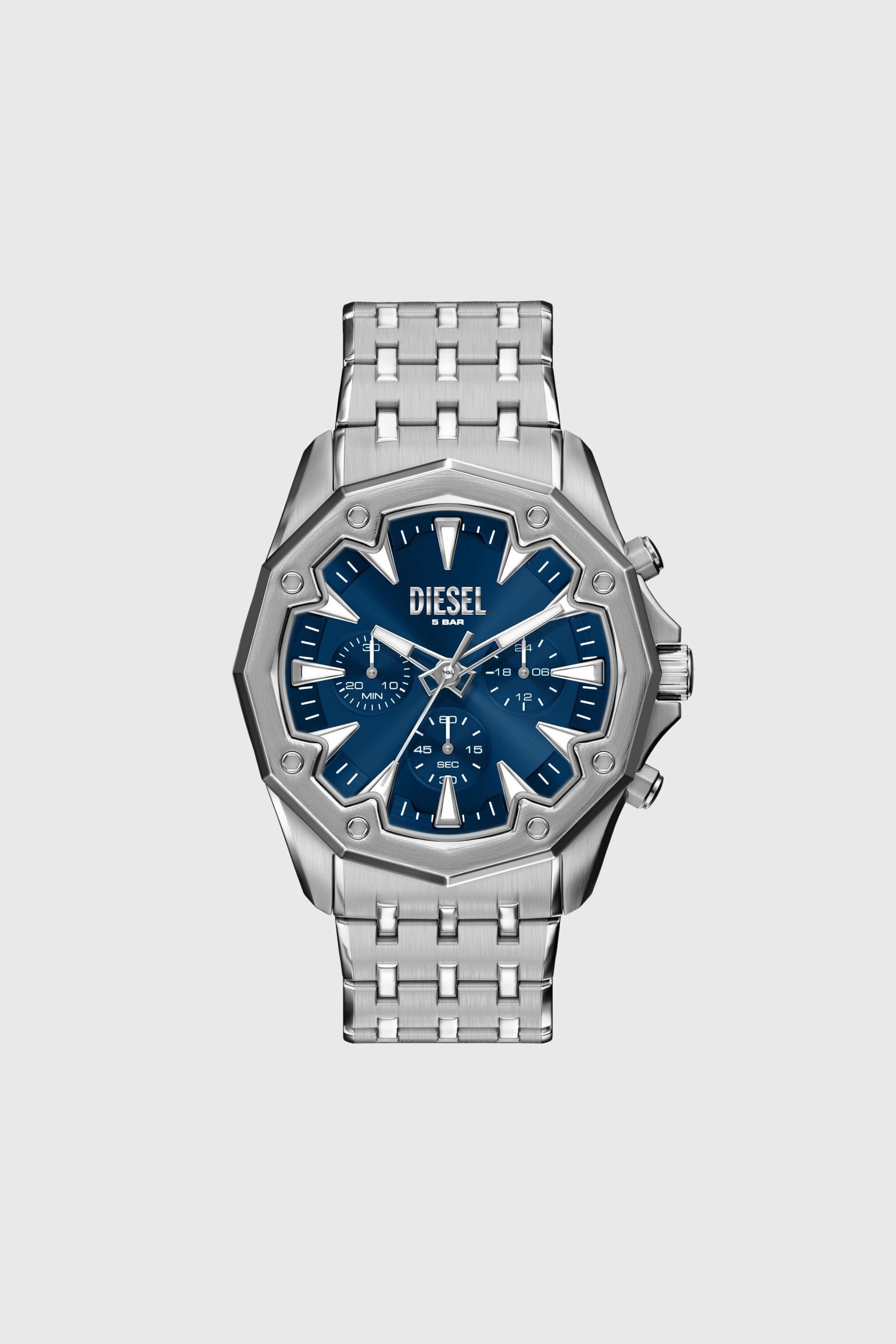 Diesel - DZ4706 WATCH, Male's Stinger Stainless Steel Watch in シルバー - 1