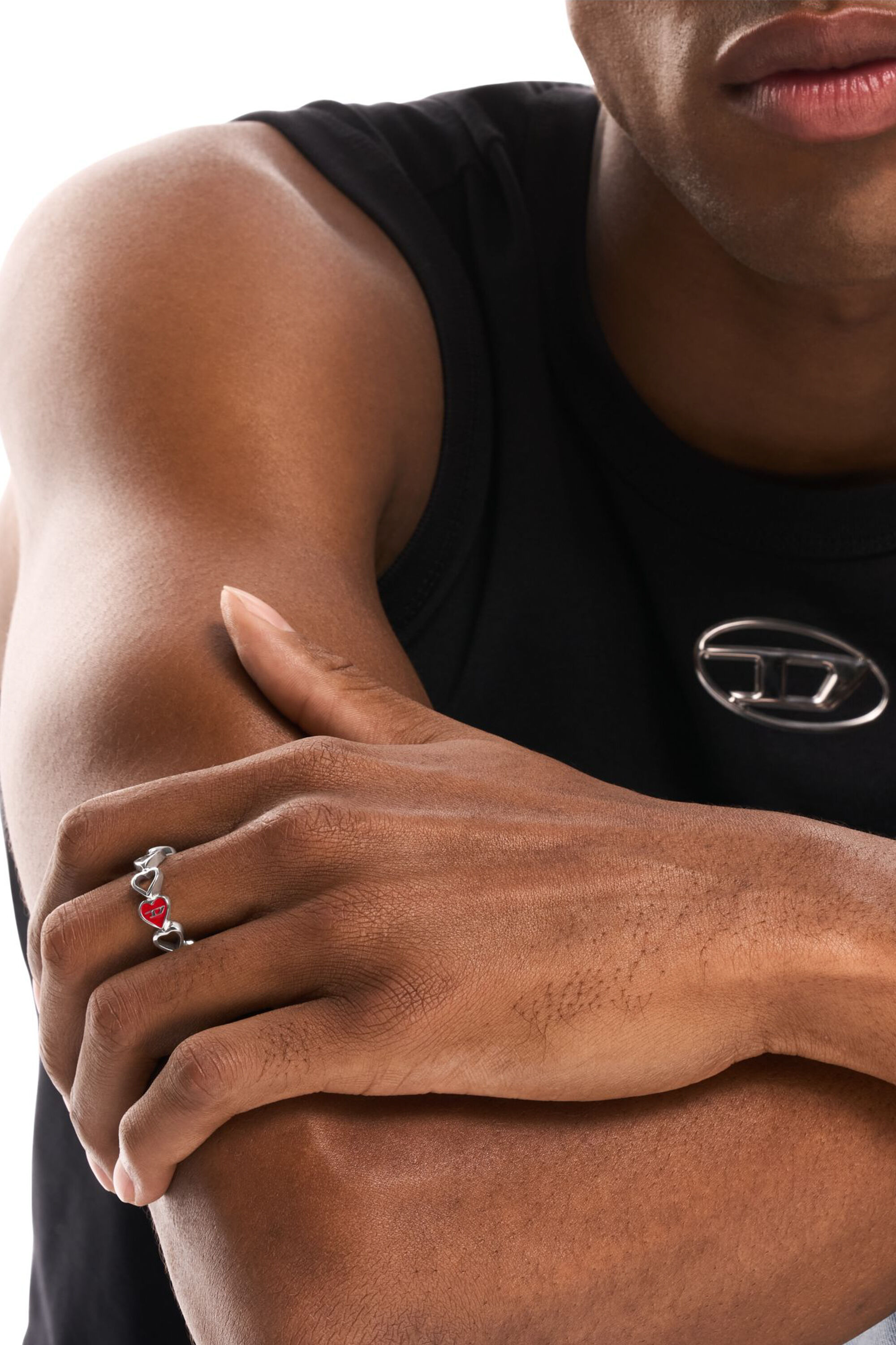 DX166940 JEWELLERY Stainless Steel Band Ring｜シルバー｜ウィメンズ