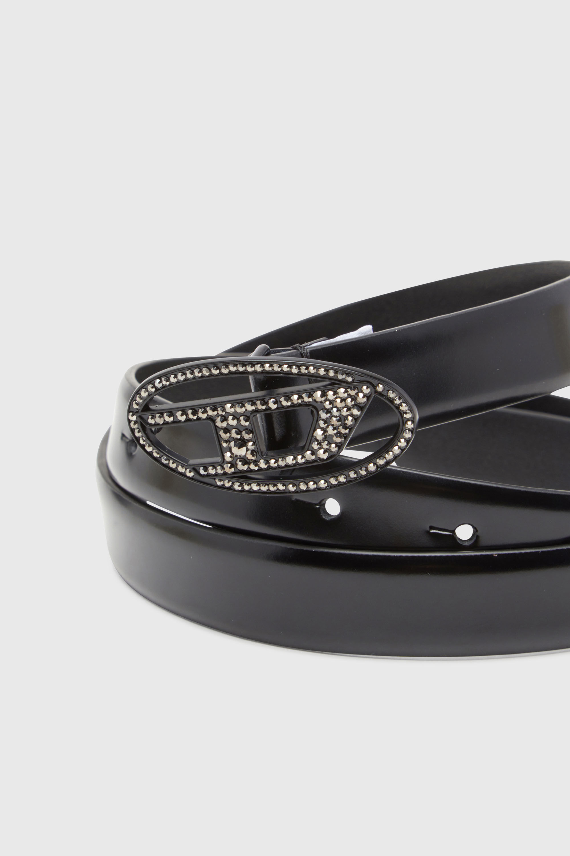 B-1DR STRASS 20 レザーベルト｜ブラック｜ウィメンズ｜DIESEL