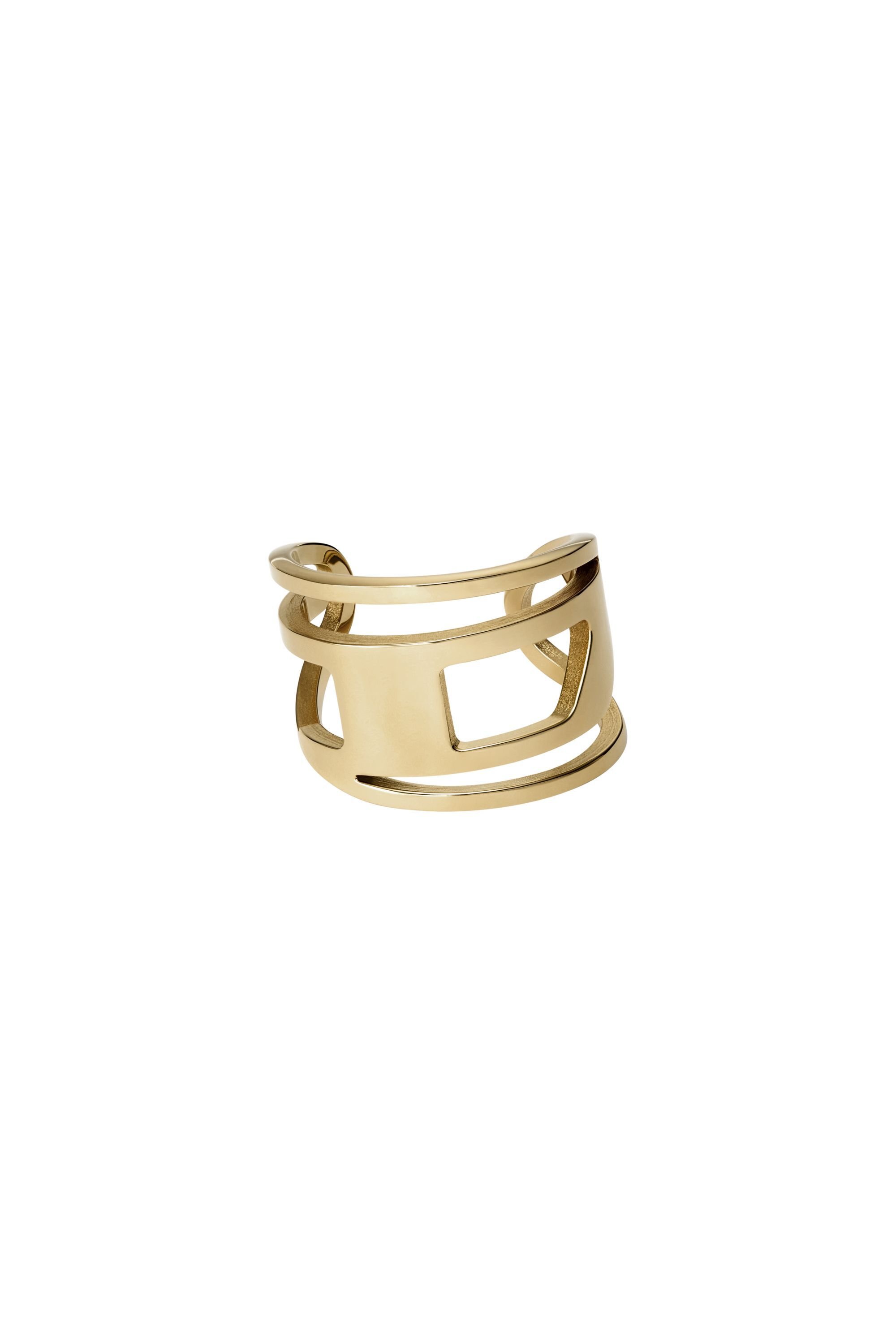 Diesel - DX1569710 JEWEL, Unisex's Gold-Tone Stainless Steel Band Ring in ゴールド - 2