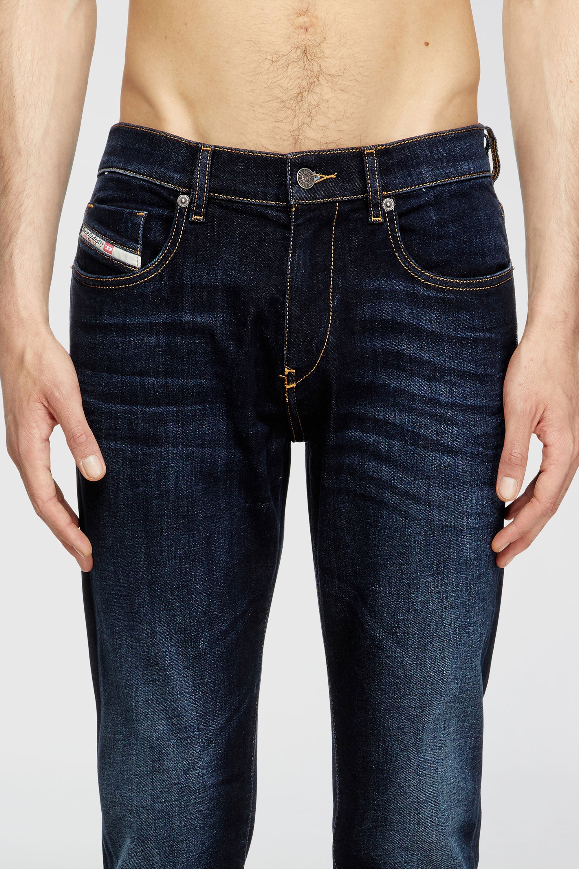 スリム Jeans - 2019 D-Strukt 009zs｜メンズ｜ダークブルー