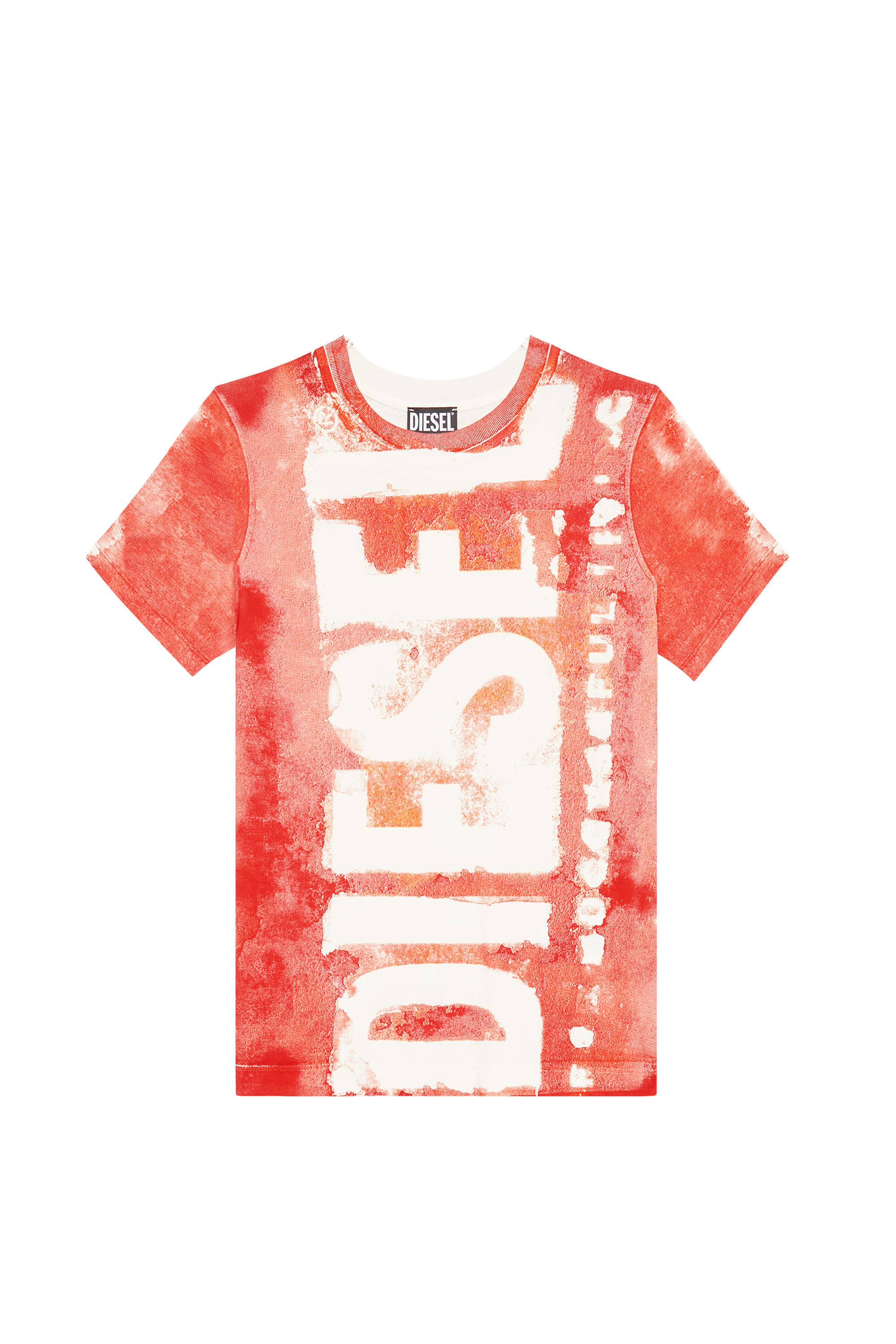 Diesel - T-REG-G1, Female's 半袖 Ｔシャツ ロゴ in レッド - 2