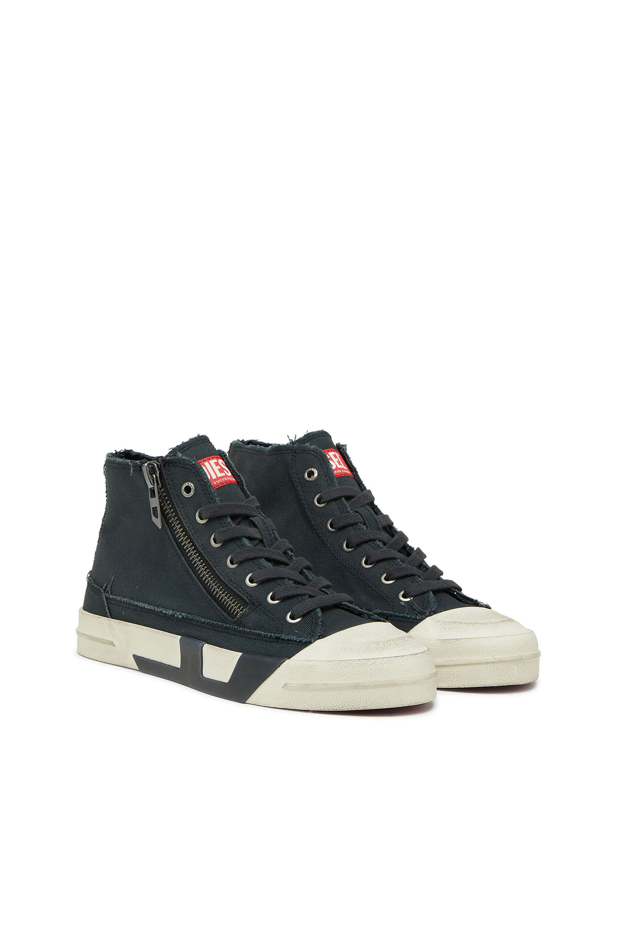 Diesel - S-D-VERSE ZIP MID II, Male's ミッドカットスニーカー in ブラック - 2