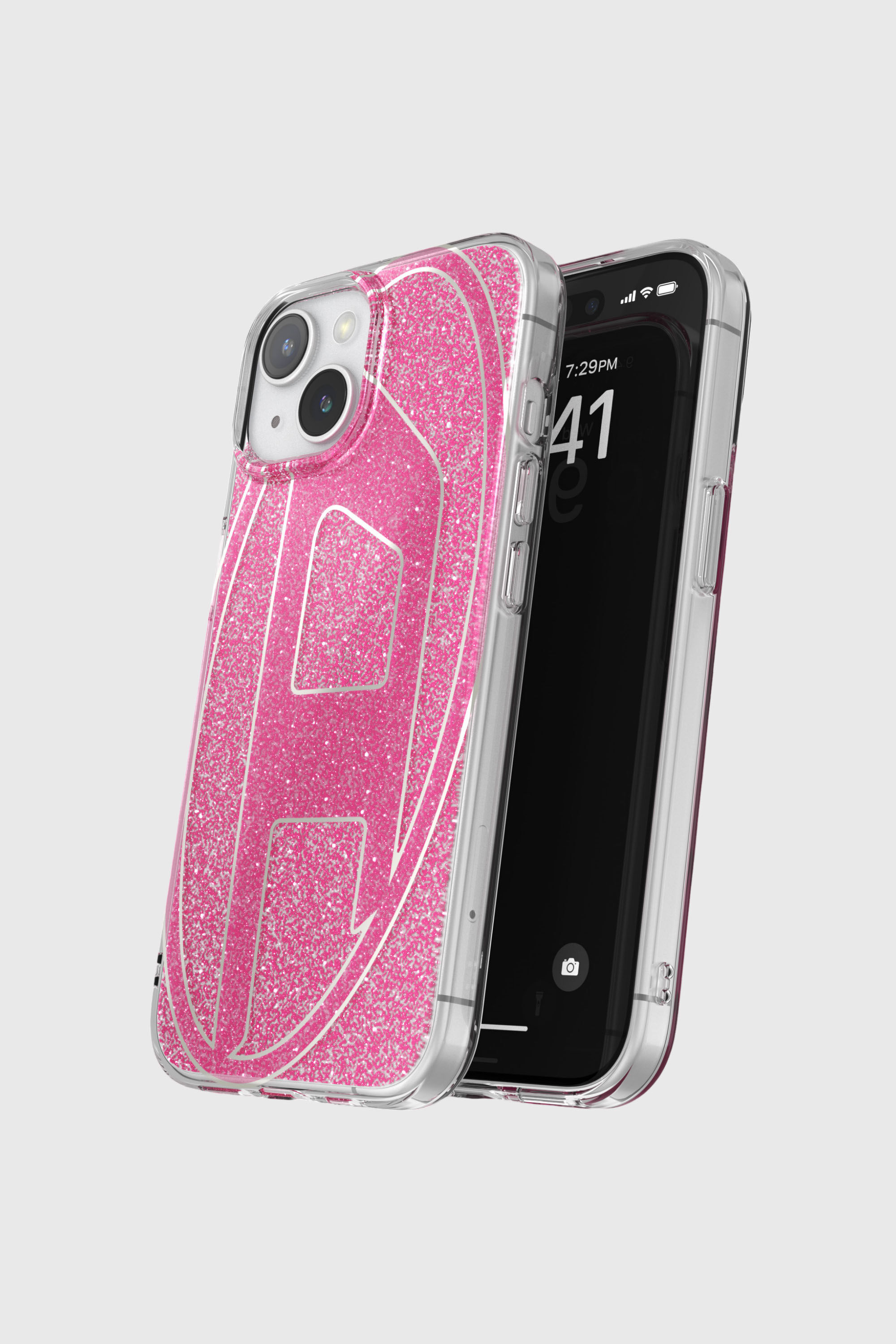 Diesel - 60035 AOP CASE, Unisex's iPhone 15 in ピンク / ホワイト - 4